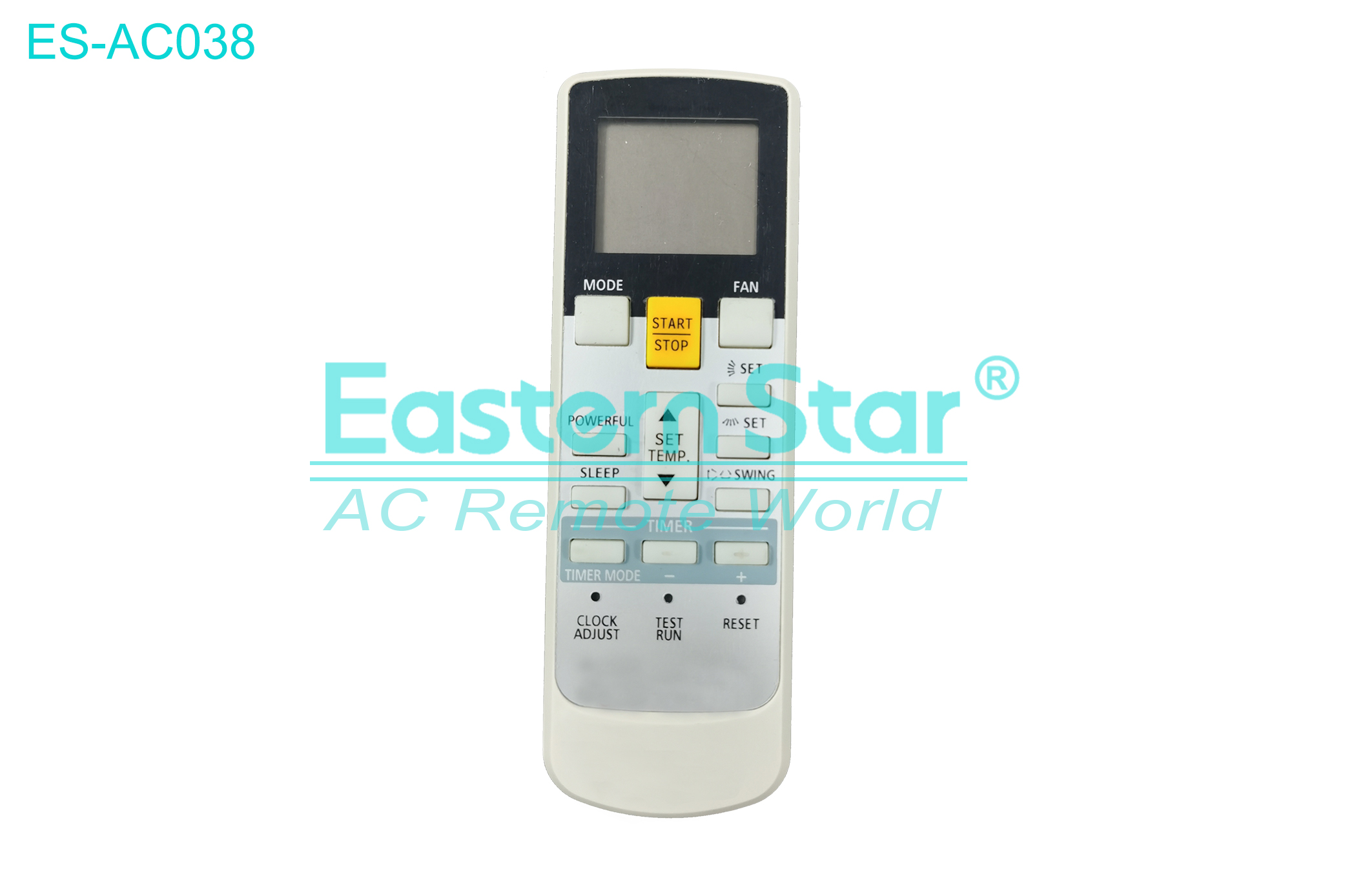 ES-AC038 High Quality China Remote AC Remote for Fujitsu Air Conditioner Remote A/C 16 keys