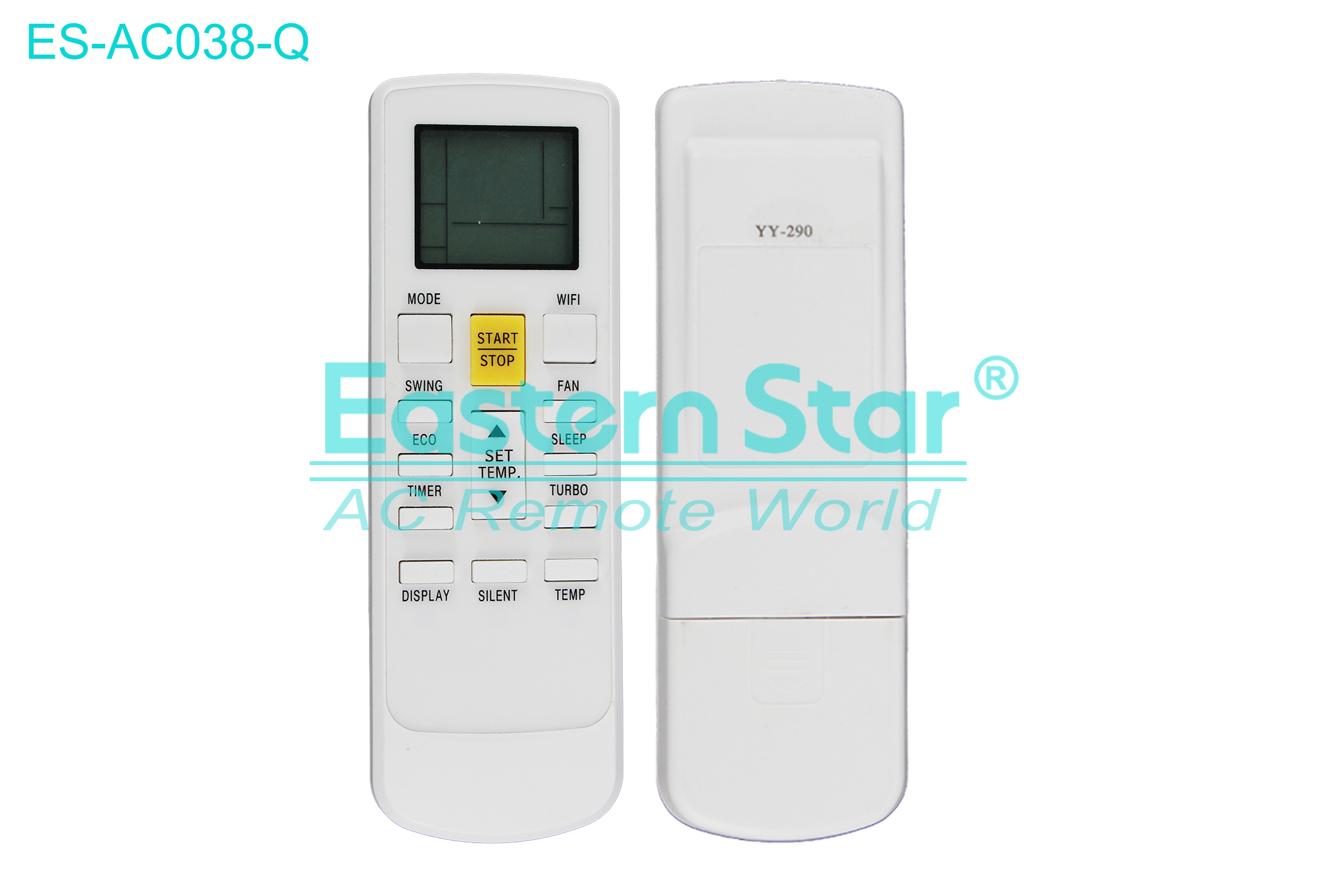ES-AC038-Q High Quality China Remote AC Remote for Hyundai Air Conditioner Remote A/C 14 keys