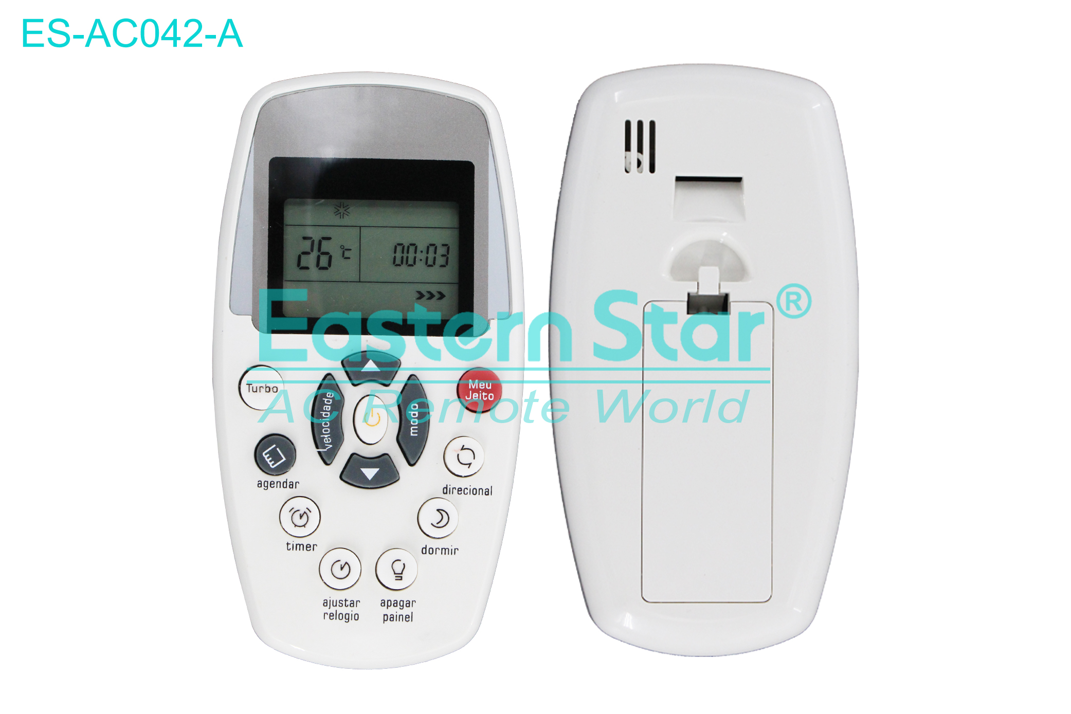 ES-AC042-A High Quality China Remote AC Remote for Whirlpool Air Conditioner Remote A/C 13 keys