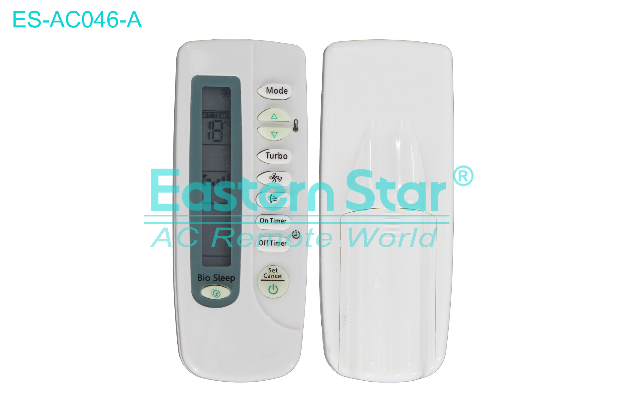 ES-AC046-A High Quality China Remote AC Remote for Samsung Air Conditioner Remote A/C 10 keys