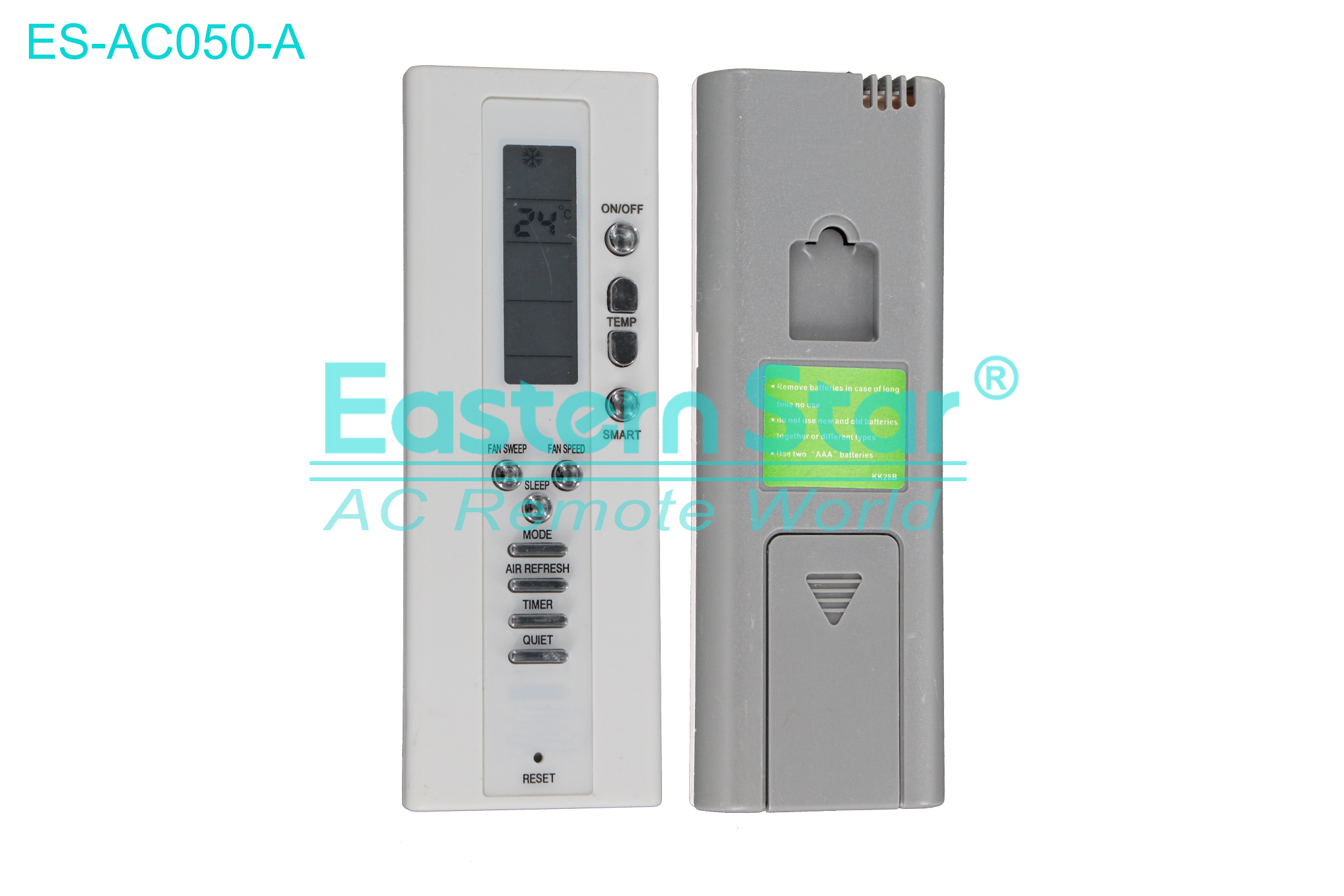 ES-AC050-A High Quality China Remote AC Remote for Blue star Air Conditioner Remote A/C 12 keys