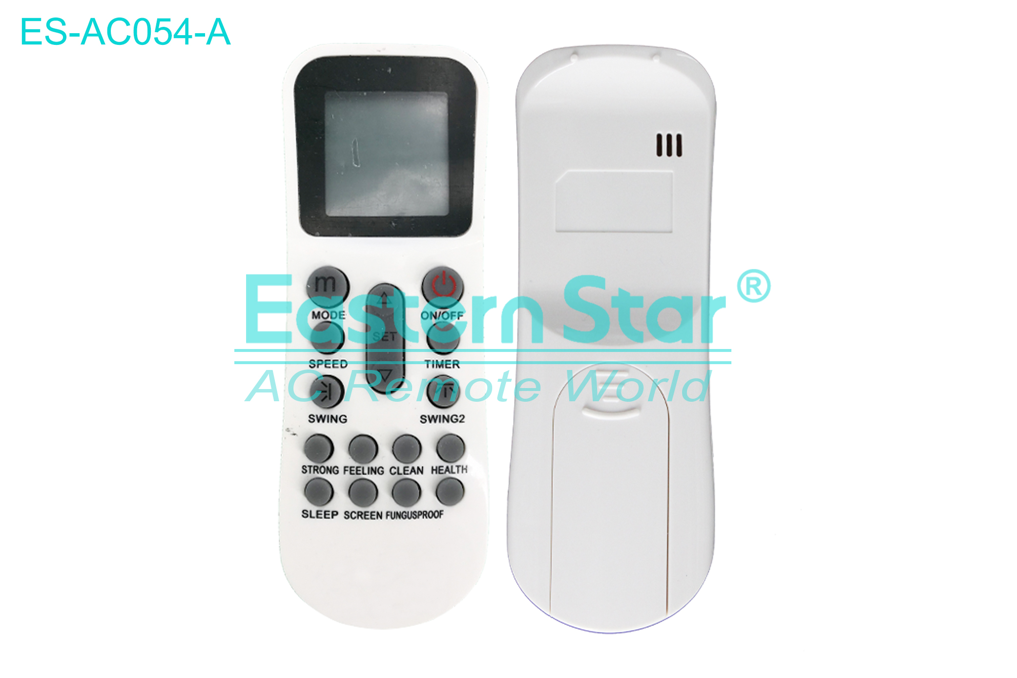 ES-AC054-A High Quality China Remote AC Remote for Aux Air Conditioner Remote A/C 16 keys