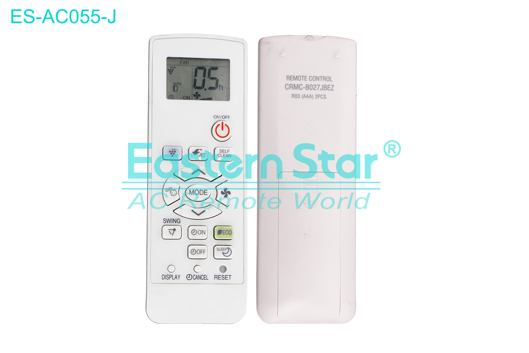 ES-AC055-J High Quality China Remote AC Remote for Haier Air Conditioner Remote A/C 17 keys