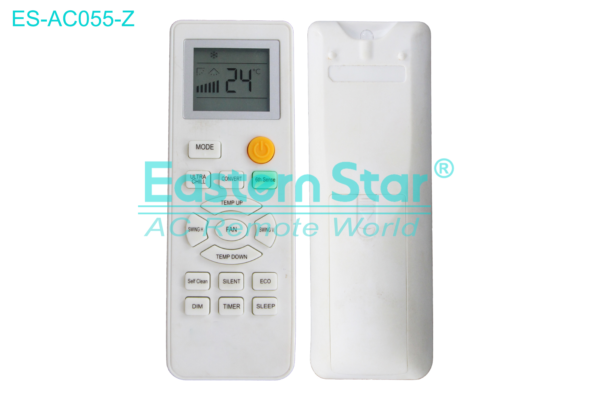 ES-AC055-Z High Quality China Remote AC Remote for Whirlpool Air Conditioner Remote A/C 16 keys