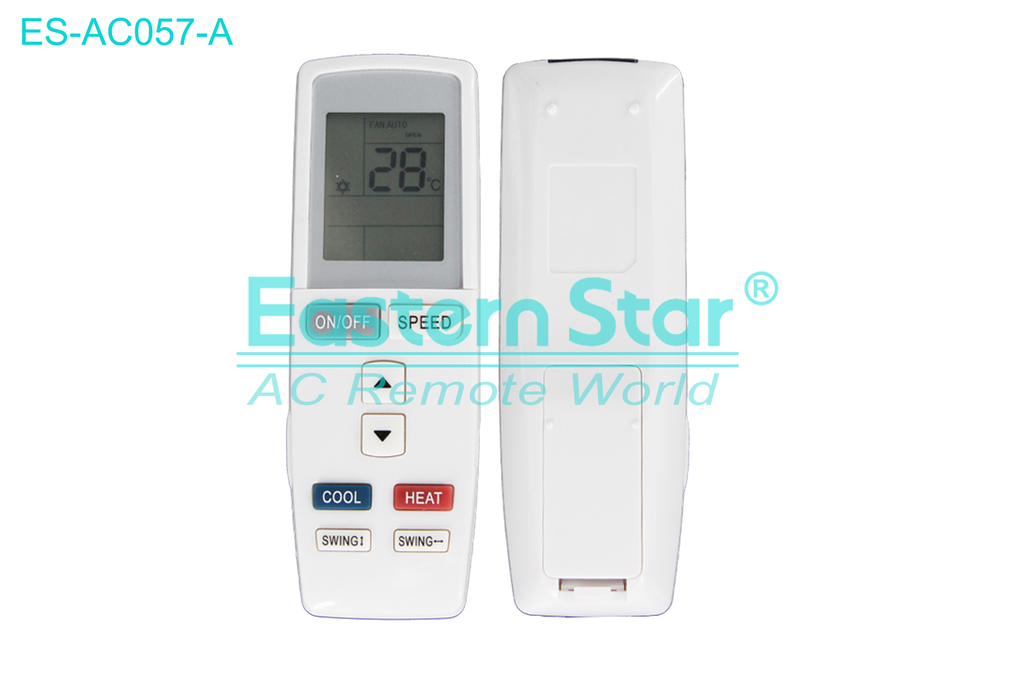 ES-AC057-A High Quality China Remote AC Remote for Gree Air Conditioner Remote A/C 23 keys