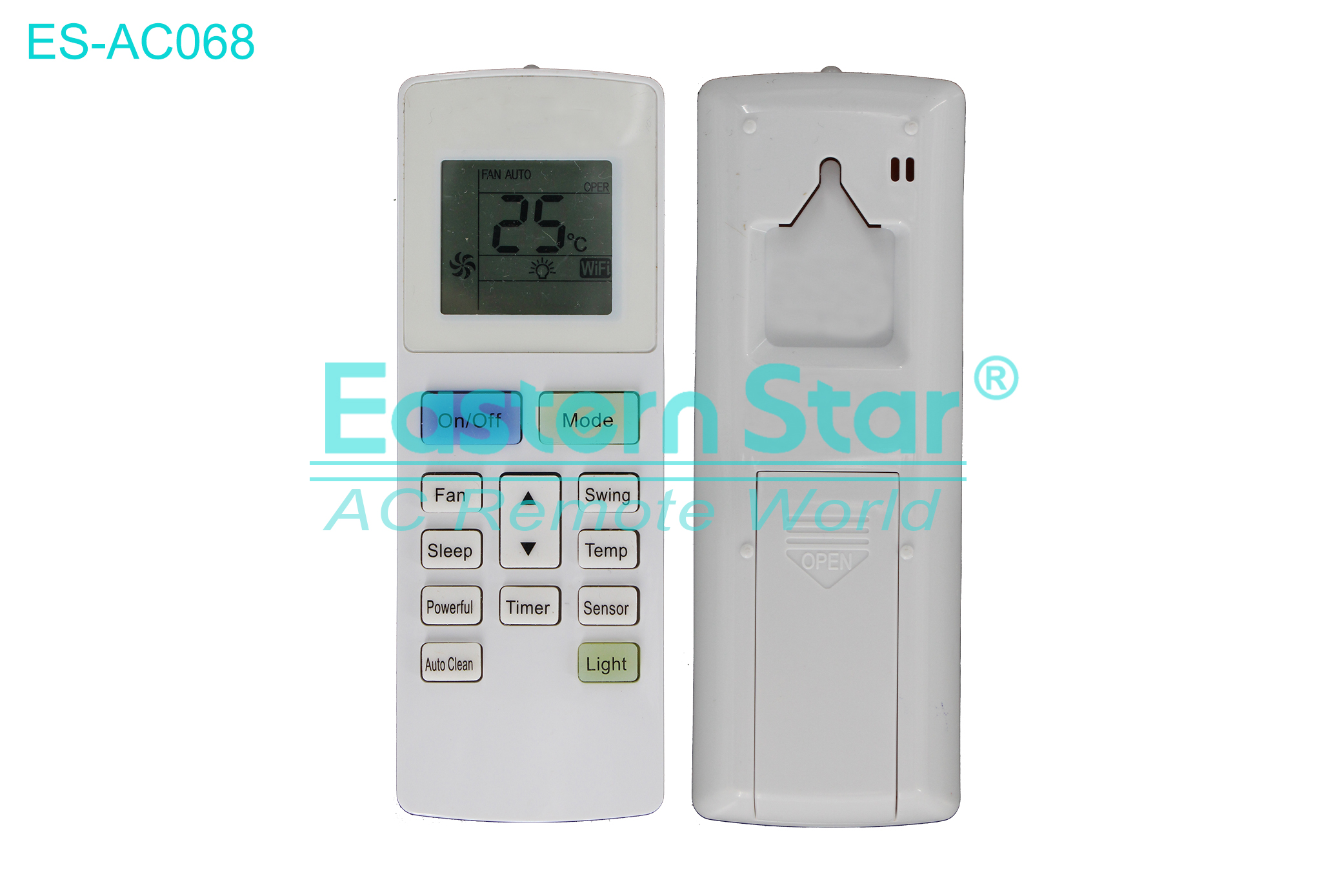 ES-AC068 High Quality China Remote AC Remote for Fujitsu Air Conditioner Remote A/C 13 keys