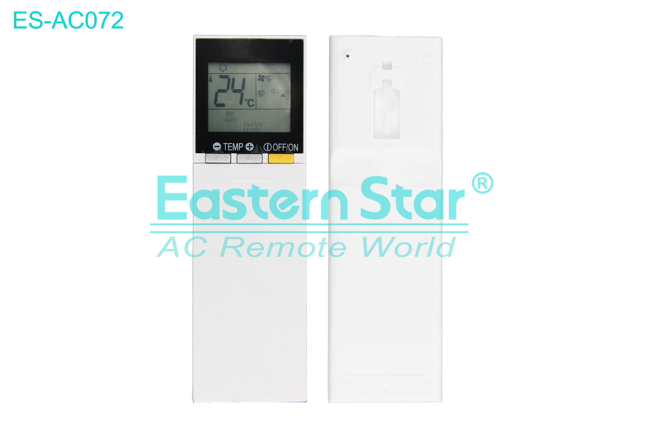 ES-AC072 High Quality China Remote AC Remote for Mitsubishi Air Conditioner Remote A/C 28 keys