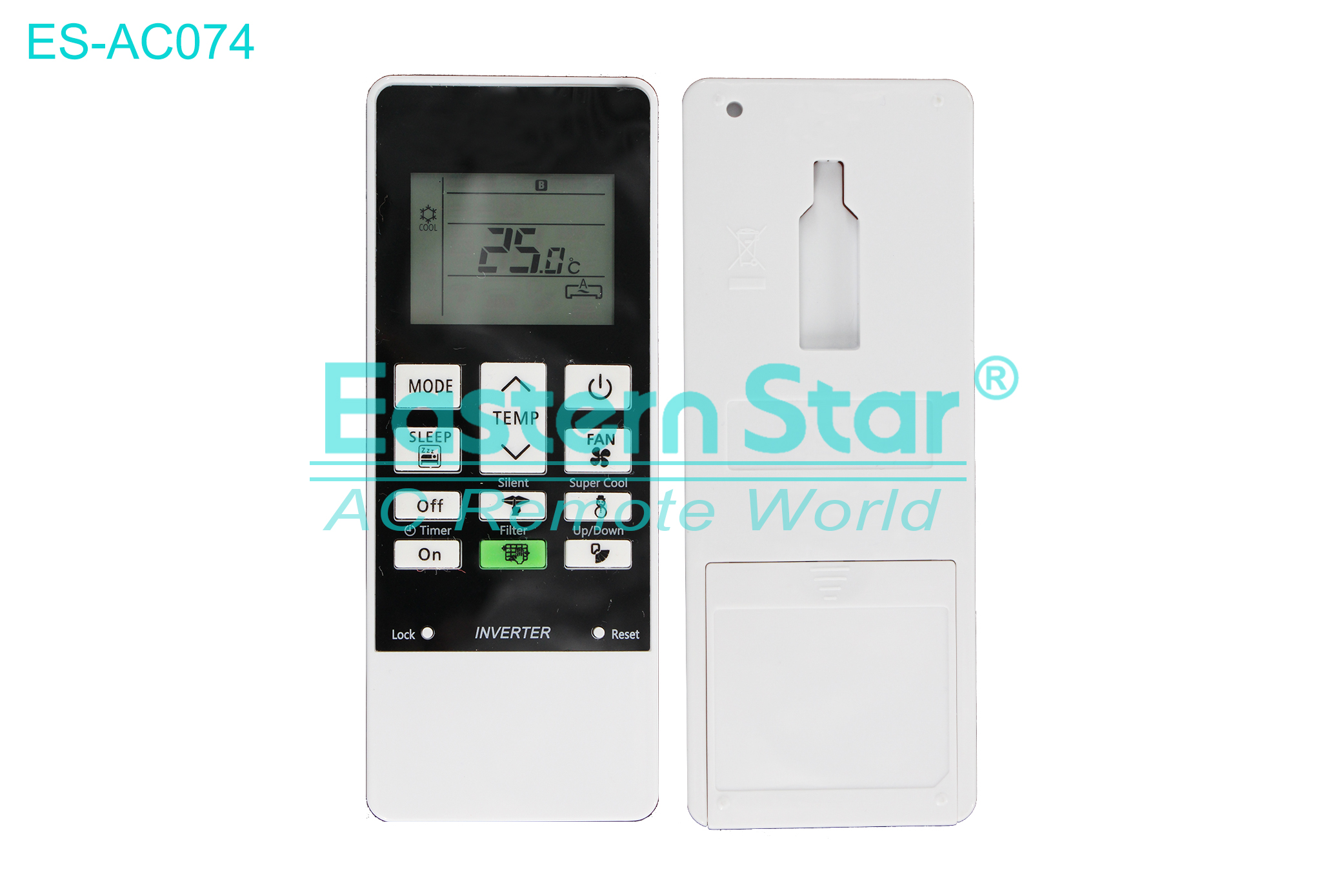 ES-AC074 High Quality China Remote AC Remote for Hitachi Air Conditioner Remote A/C 14 keys