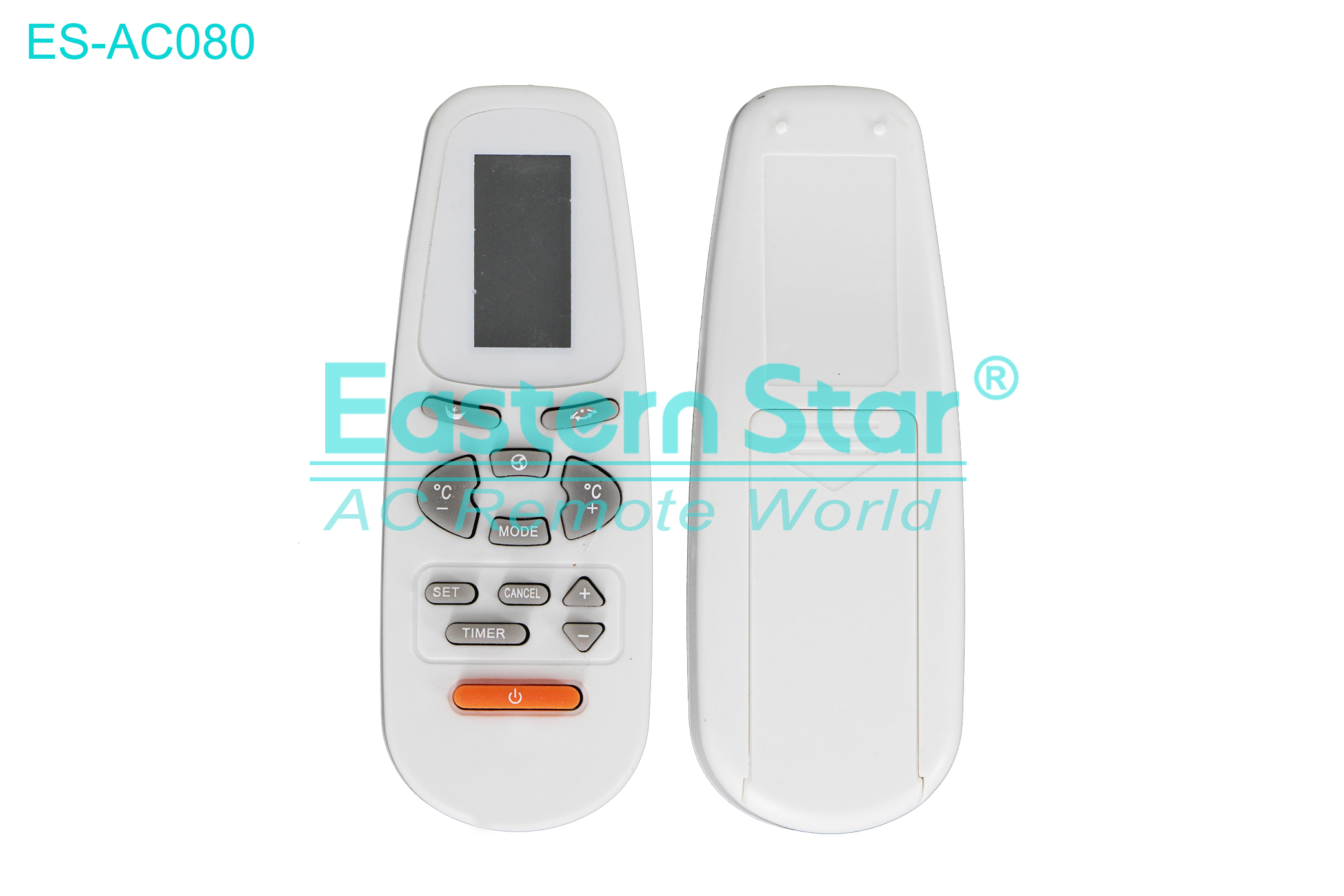 ES-AC080 High Quality China Remote AC Remote for Aux Air Conditioner Remote A/C 12 keys