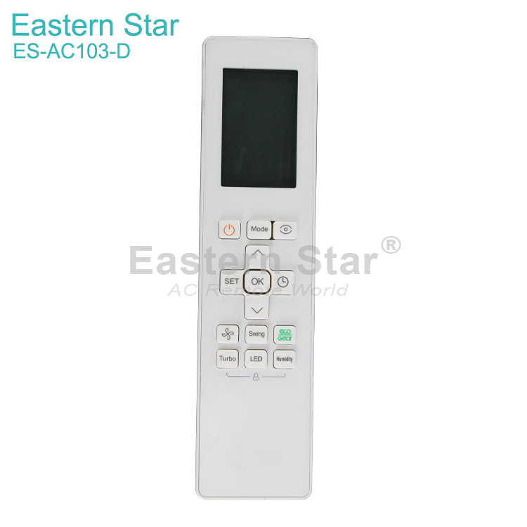 ES-AC103-D High Quality China Remote AC Remote for Midea Air Conditioner Remote A/C 14 keys