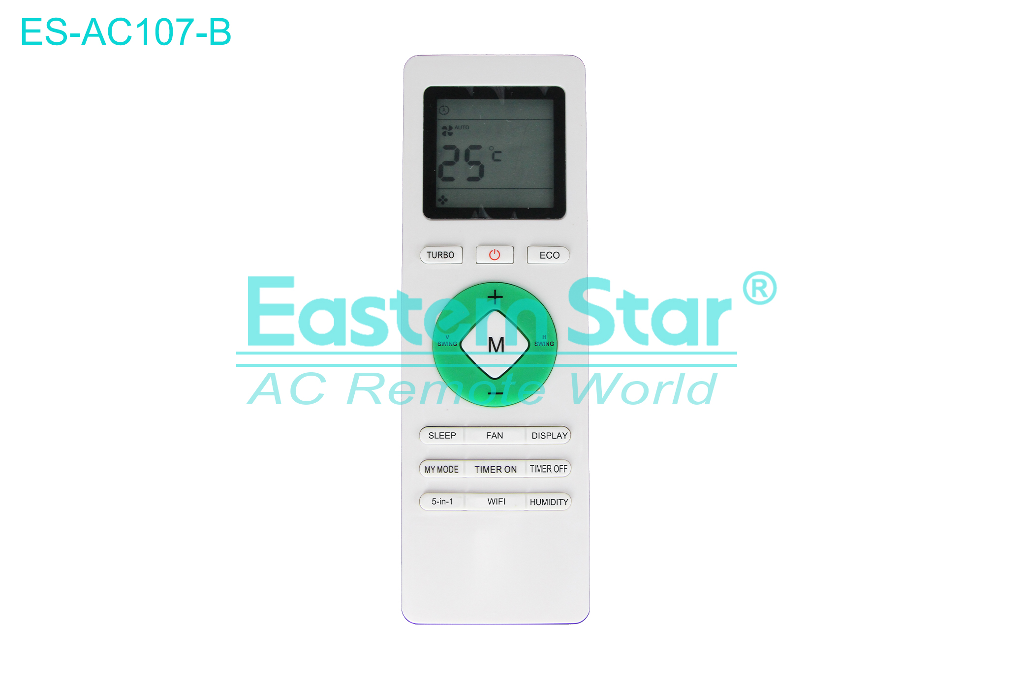 ES-AC107-B High Quality China Remote AC Remote for Lloyd Air Conditioner Remote A/C 17 keys