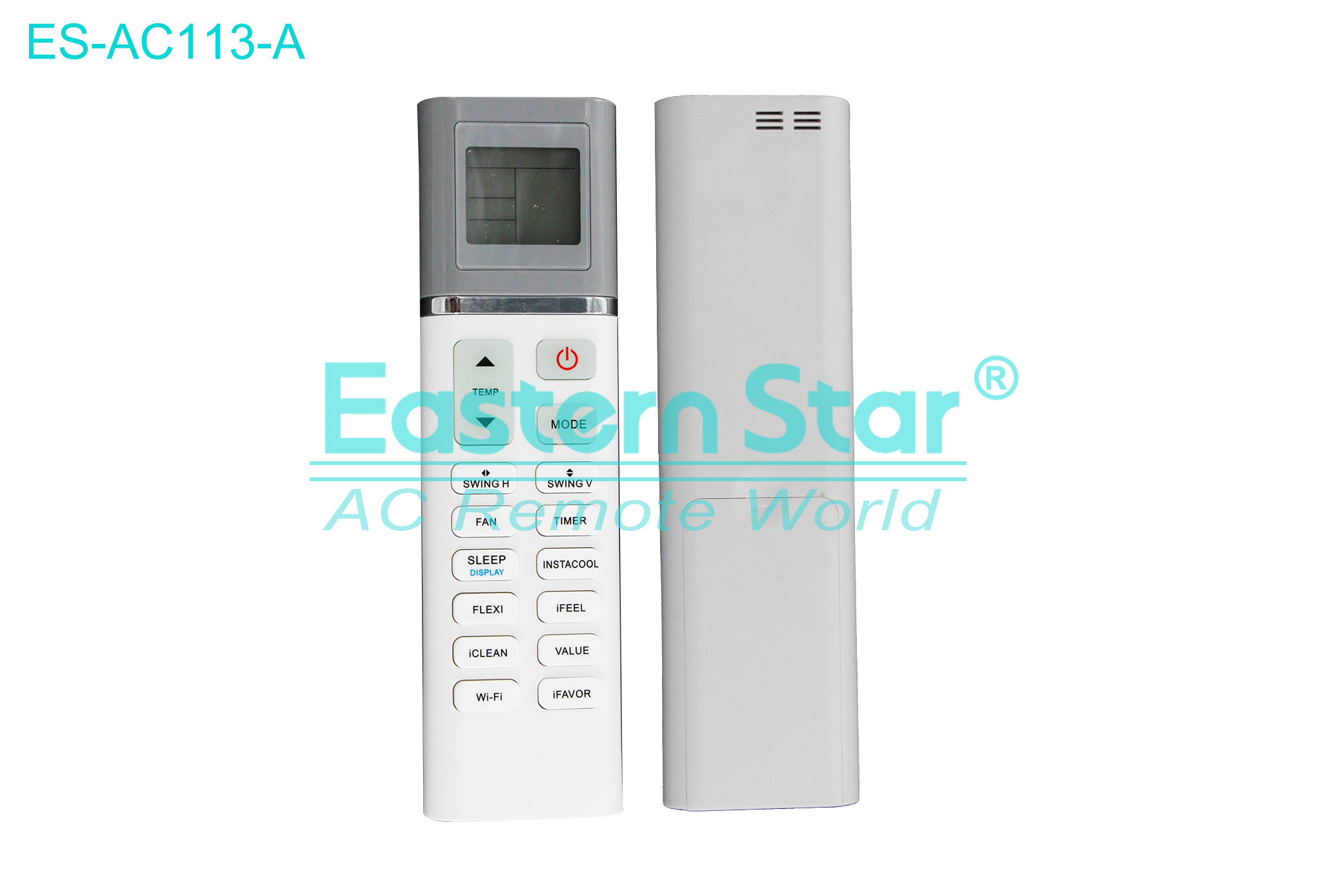ES-AC113-A High Quality China Remote AC Remote for Kelvinator/Hyundai  Air Conditioner Remote A/C 16 keys