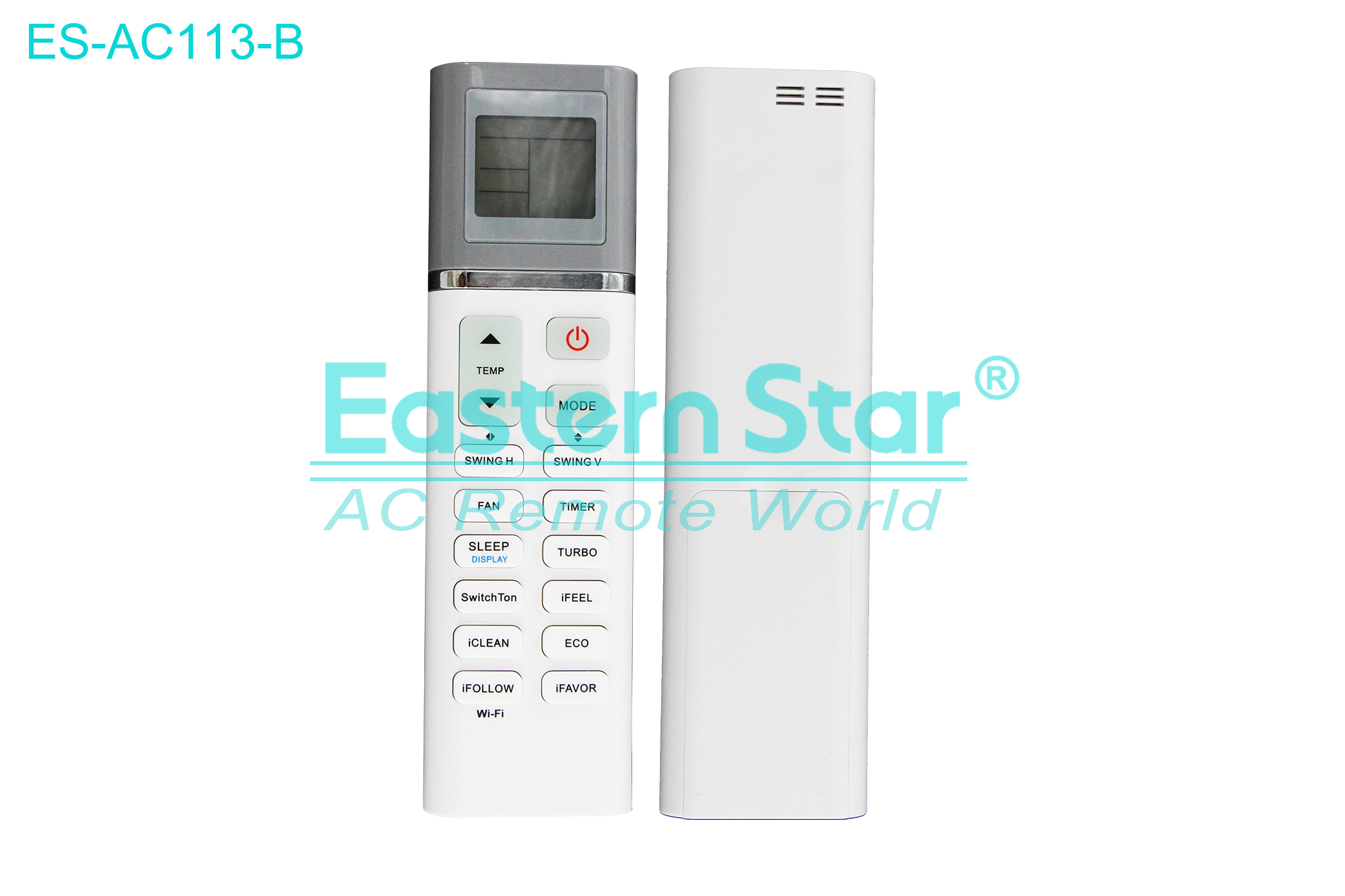 ES-AC113-B High Quality China Remote AC Remote for Kelvinator/Hyundai  Air Conditioner Remote A/C 16 keys