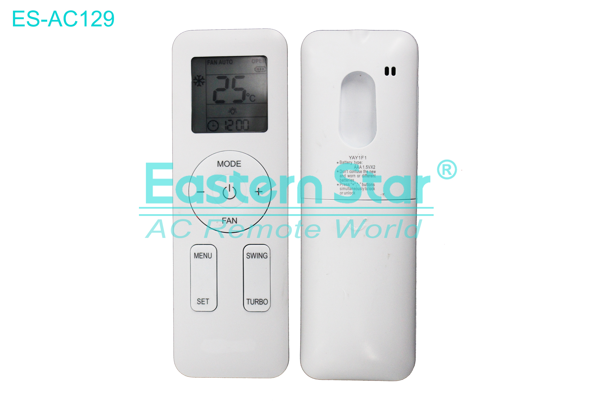 ES-AC129 High Quality China Remote AC Remote for Gree Air Conditioner Remote A/C 9 keys