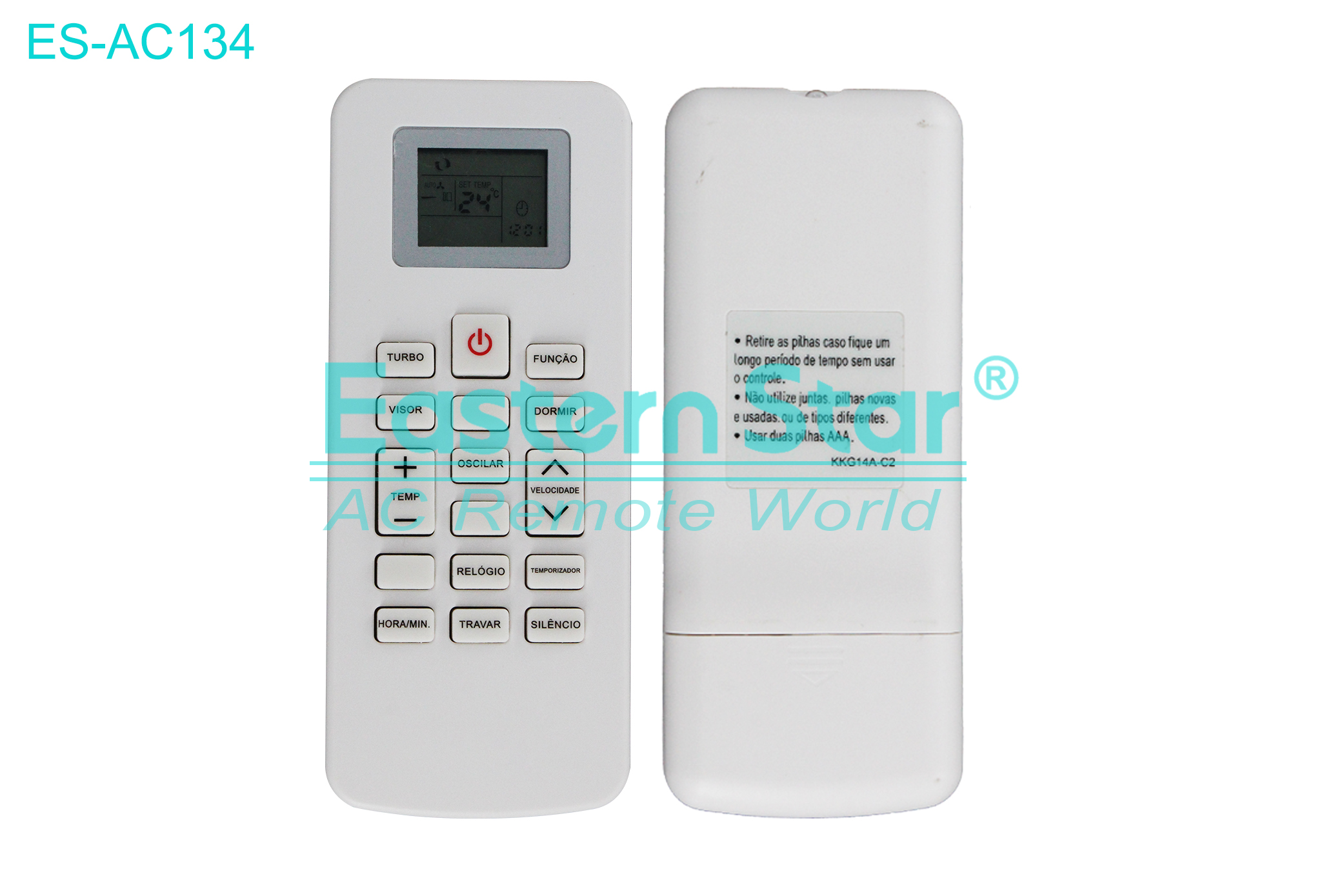 ES-AC134 High Quality China Remote AC Remote for Elgin Air Conditioner Remote A/C 18 keys