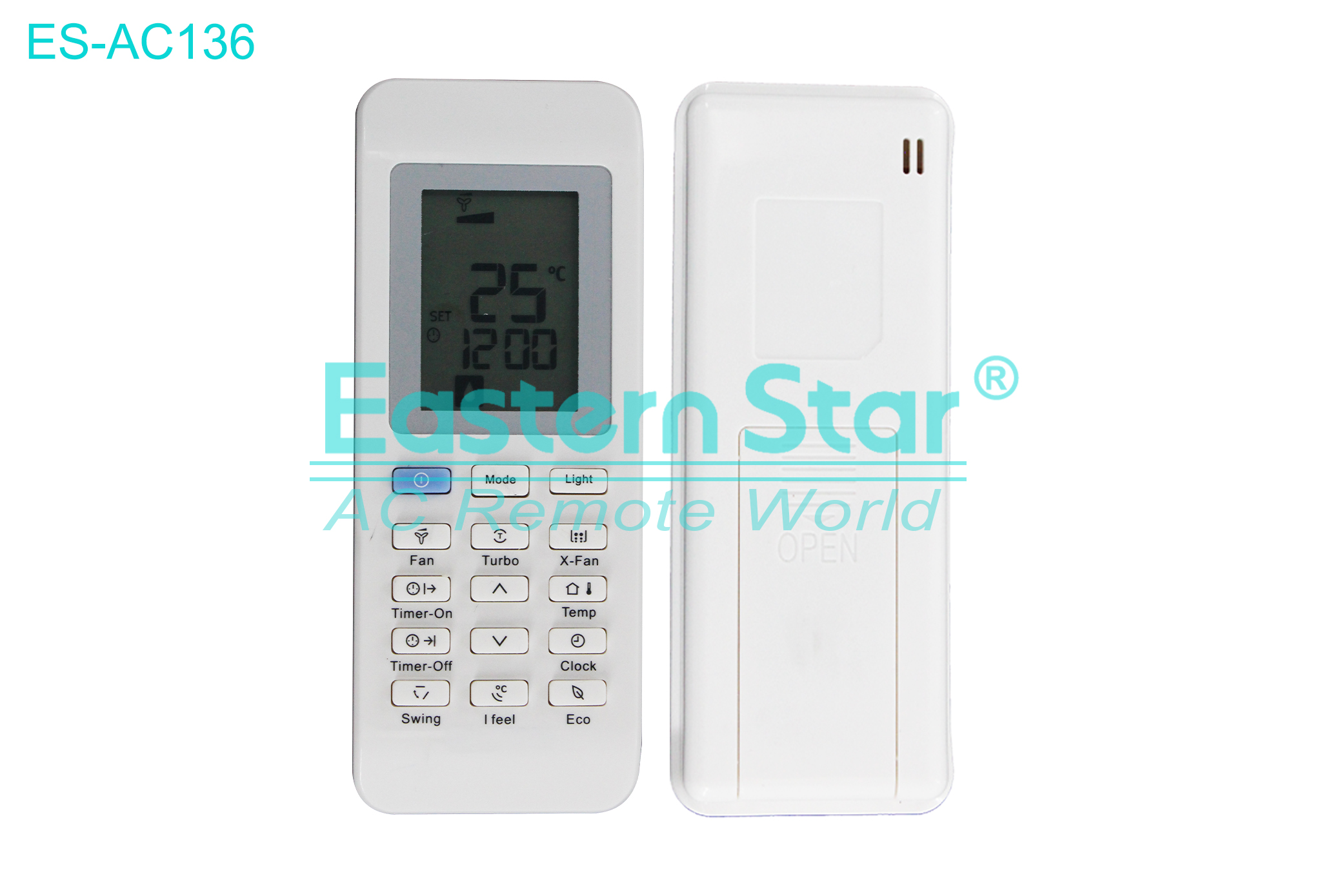 ES-AC136 High Quality China Remote AC Remote for Electrolux Air Conditioner Remote A/C 15 keys