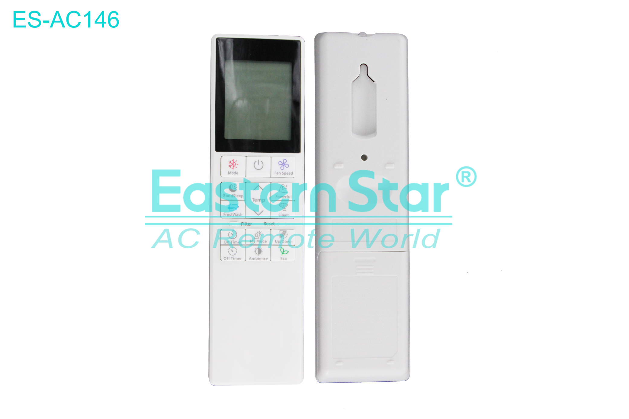 ES-AC146 High Quality China Remote AC Remote for Hitachi Air Conditioner Remote A/C 15 keys