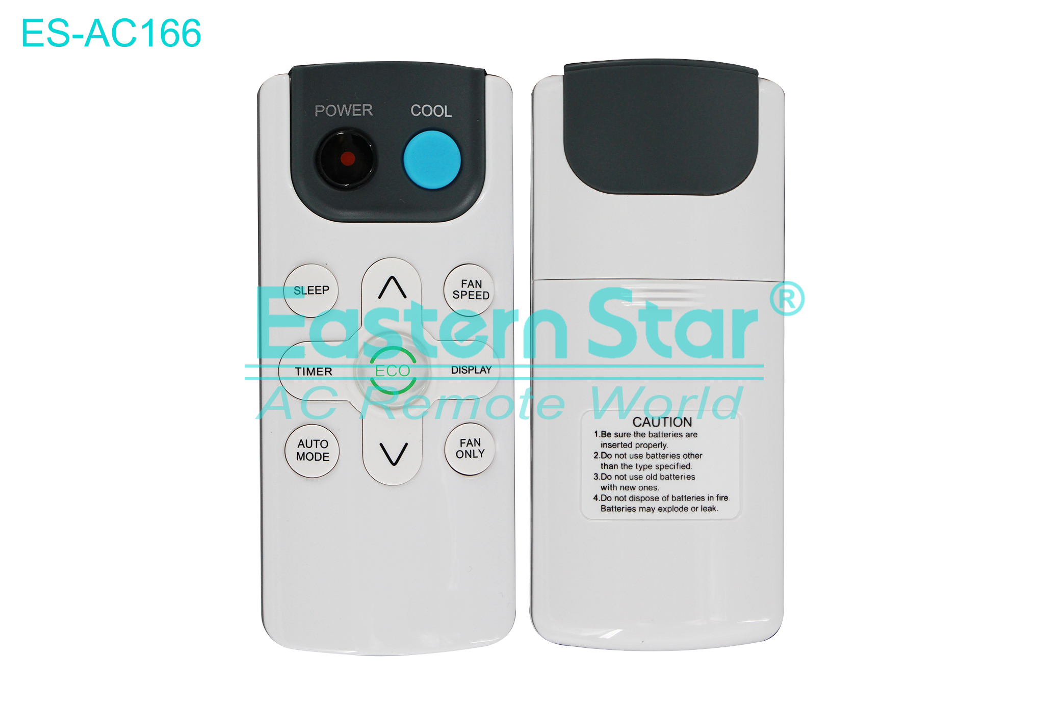 ES-AC166 High Quality China Remote AC Remote for Rca/Whirlpool Air Conditioner Remote A/C 11 keys