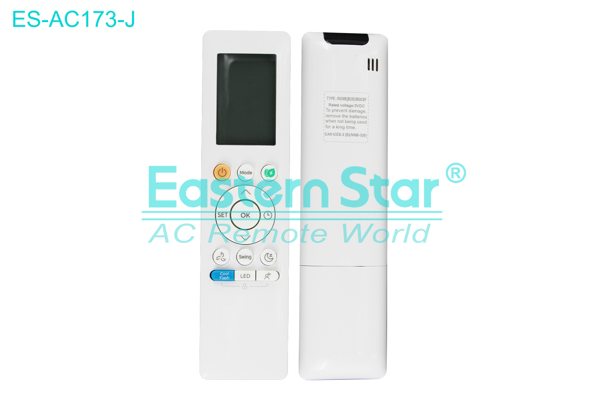 ES-AC173-J High Quality China Remote AC Remote for Midea Air Conditioner Remote A/C 14 keys