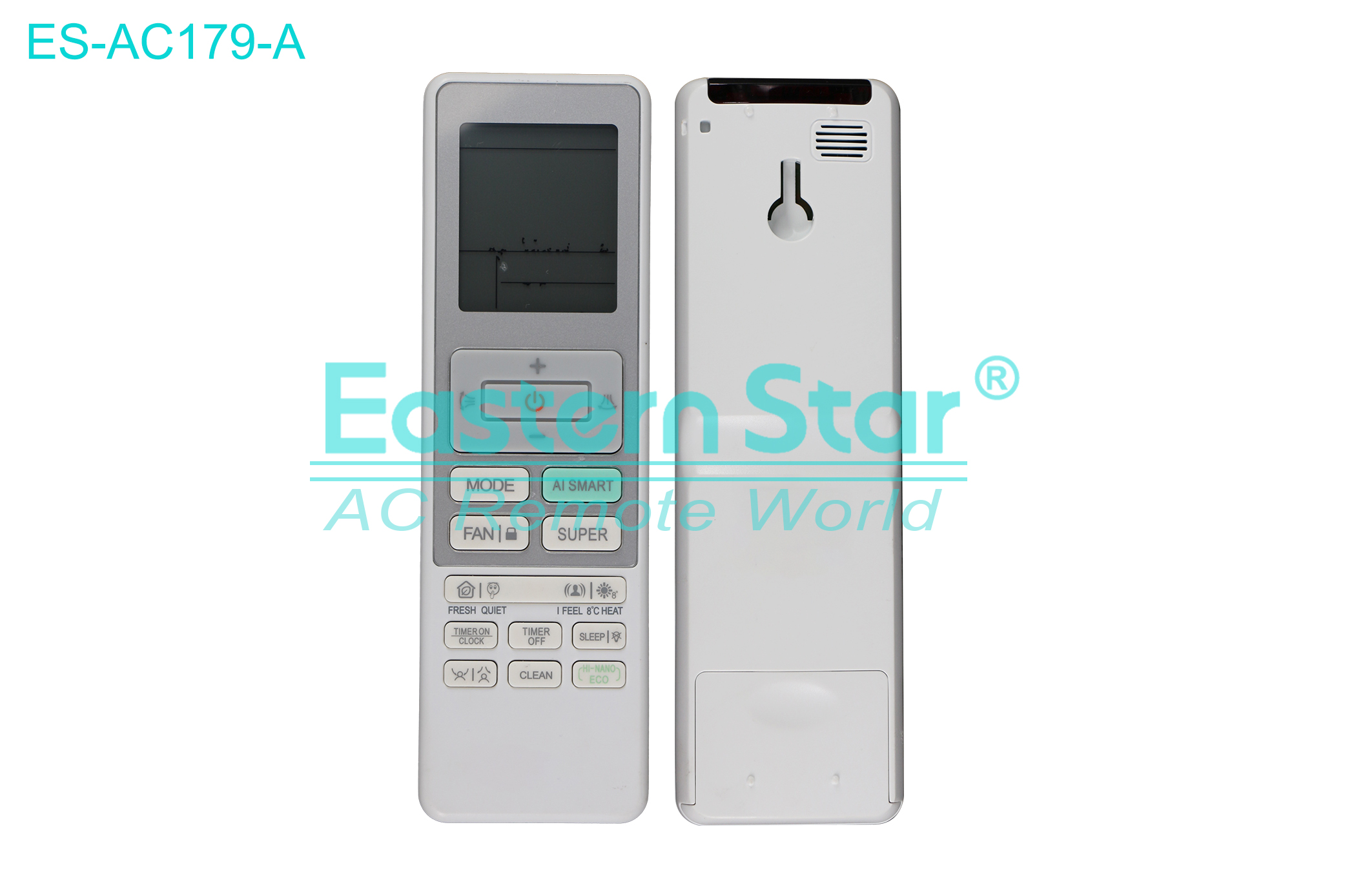 ES-AC179-A High Quality China Remote AC Remote for Hisense Air Conditioner Remote A/C 17 keys