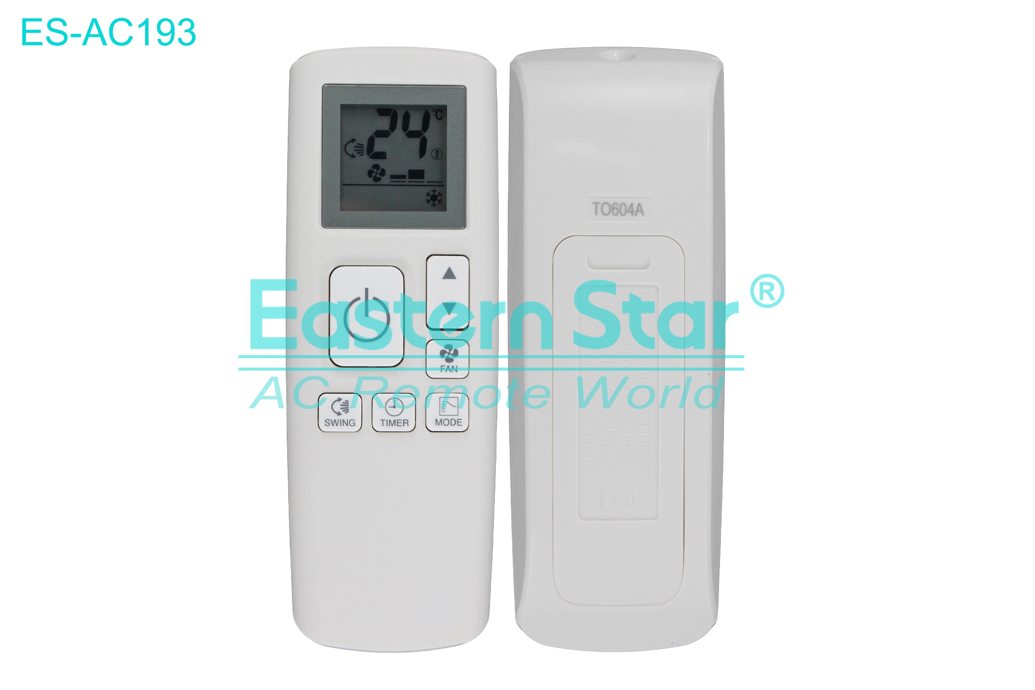 ES-AC193 High Quality China Remote AC Remote for Daikin Air Conditioner Remote A/C 7 keys