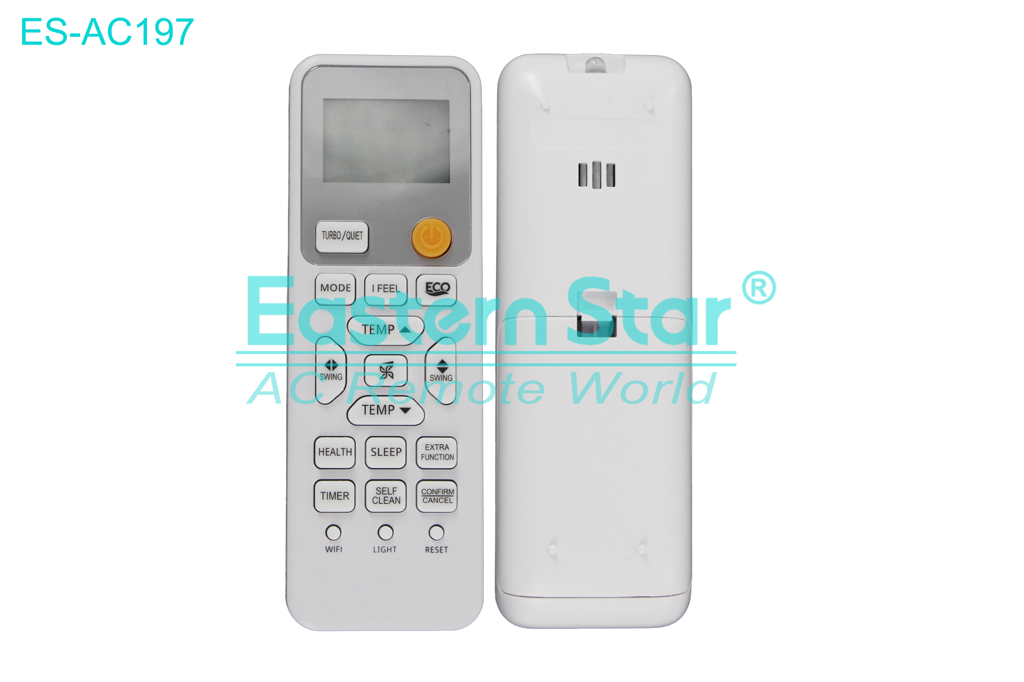 ES-AC197 High Quality China Remote AC Remote for Haier Air Conditioner Remote A/C 19 keys