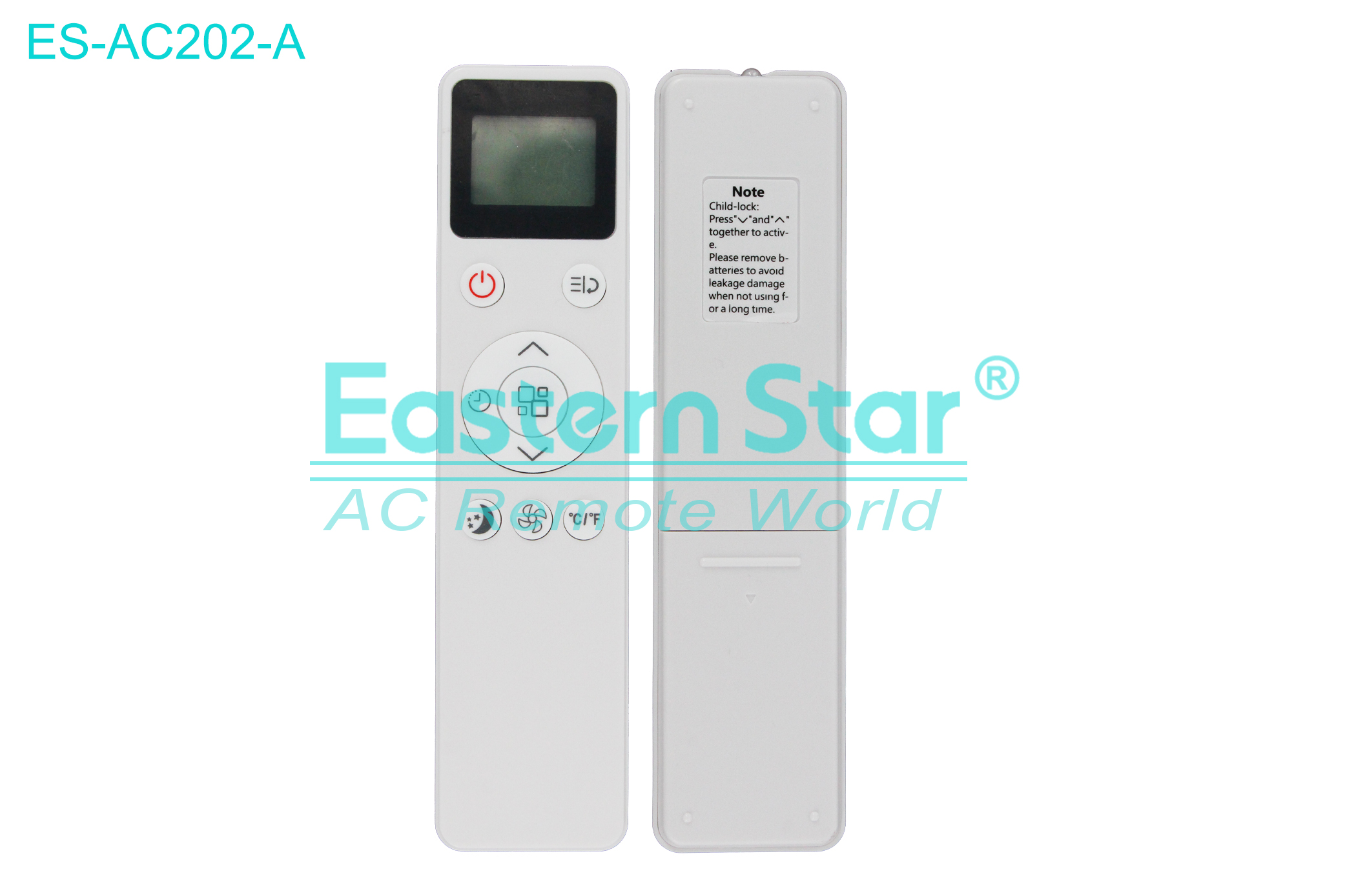 ES-AC202-A High Quality China Remote AC Remote for Danby Air Conditioner Remote A/C 10 keys