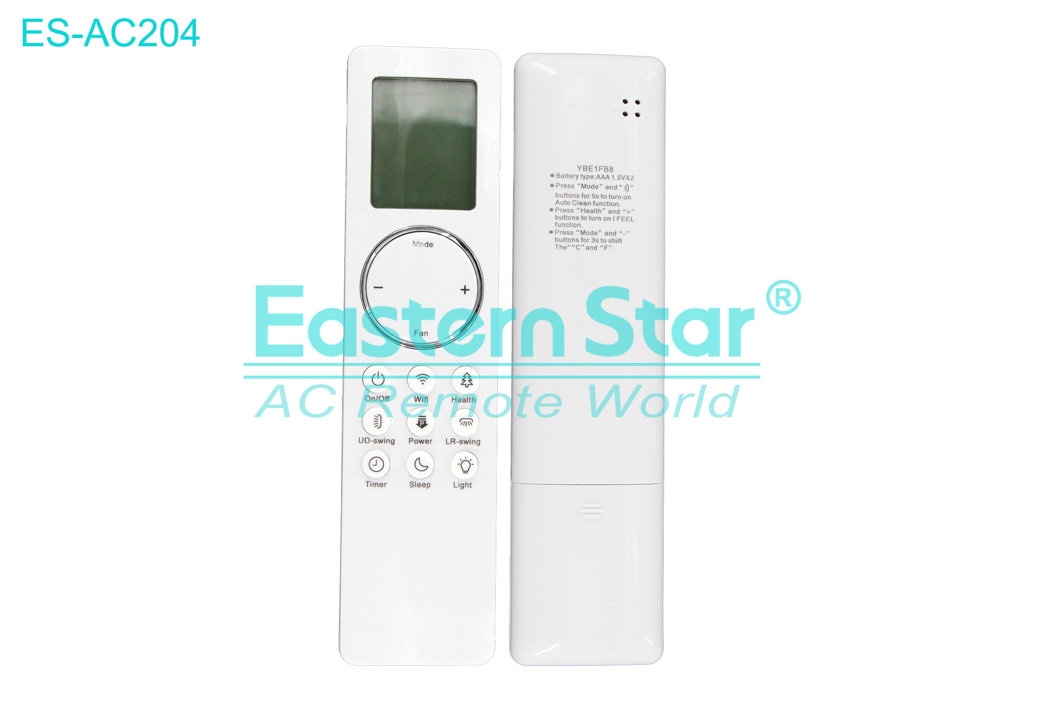 ES-AC204 High Quality China Remote AC Remote for Alpicair Air Conditioner Remote A/C 13 keys