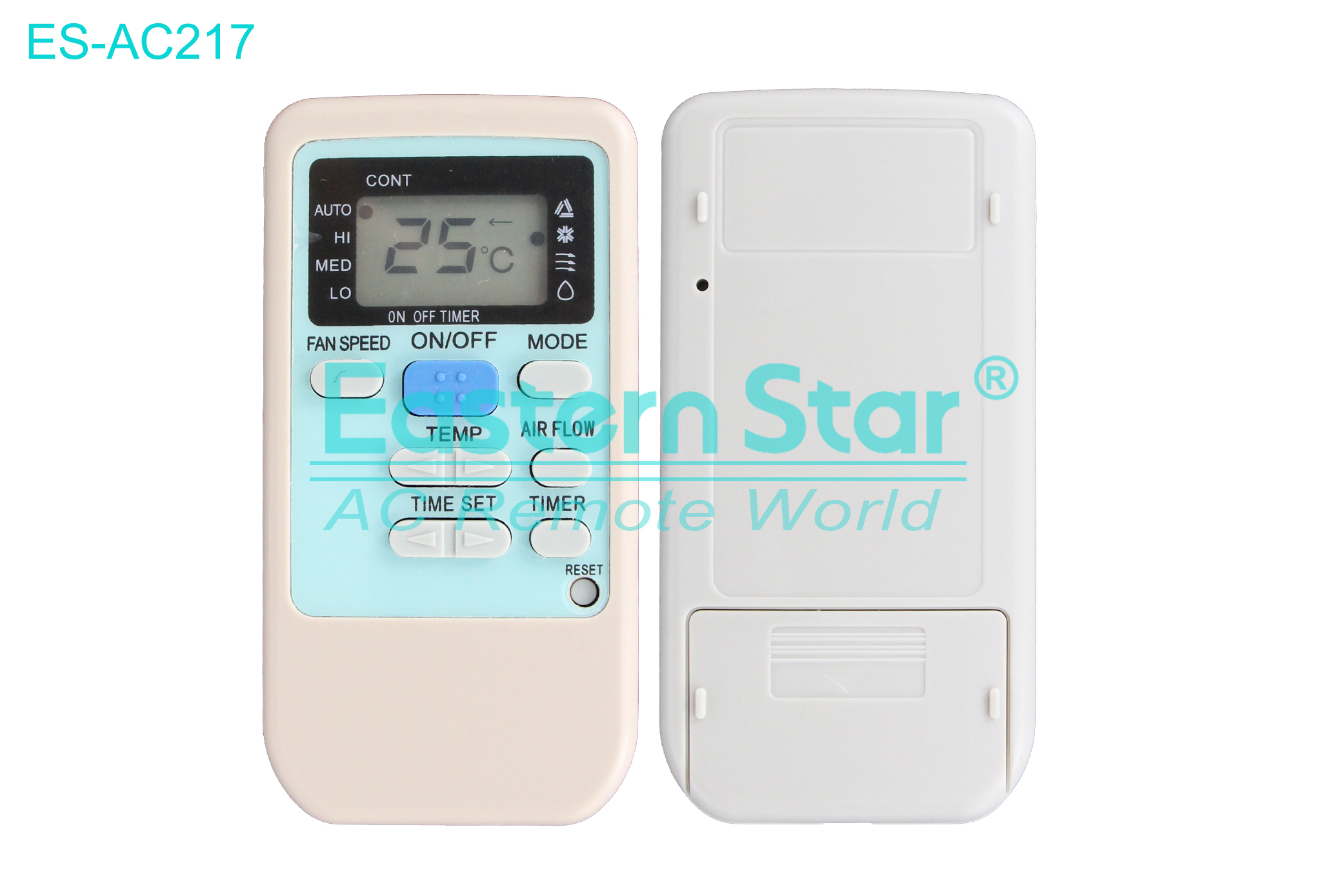 ES-AC217 High Quality China Remote AC Remote for Mitsubishi Air Conditioner Remote A/C 10 keys