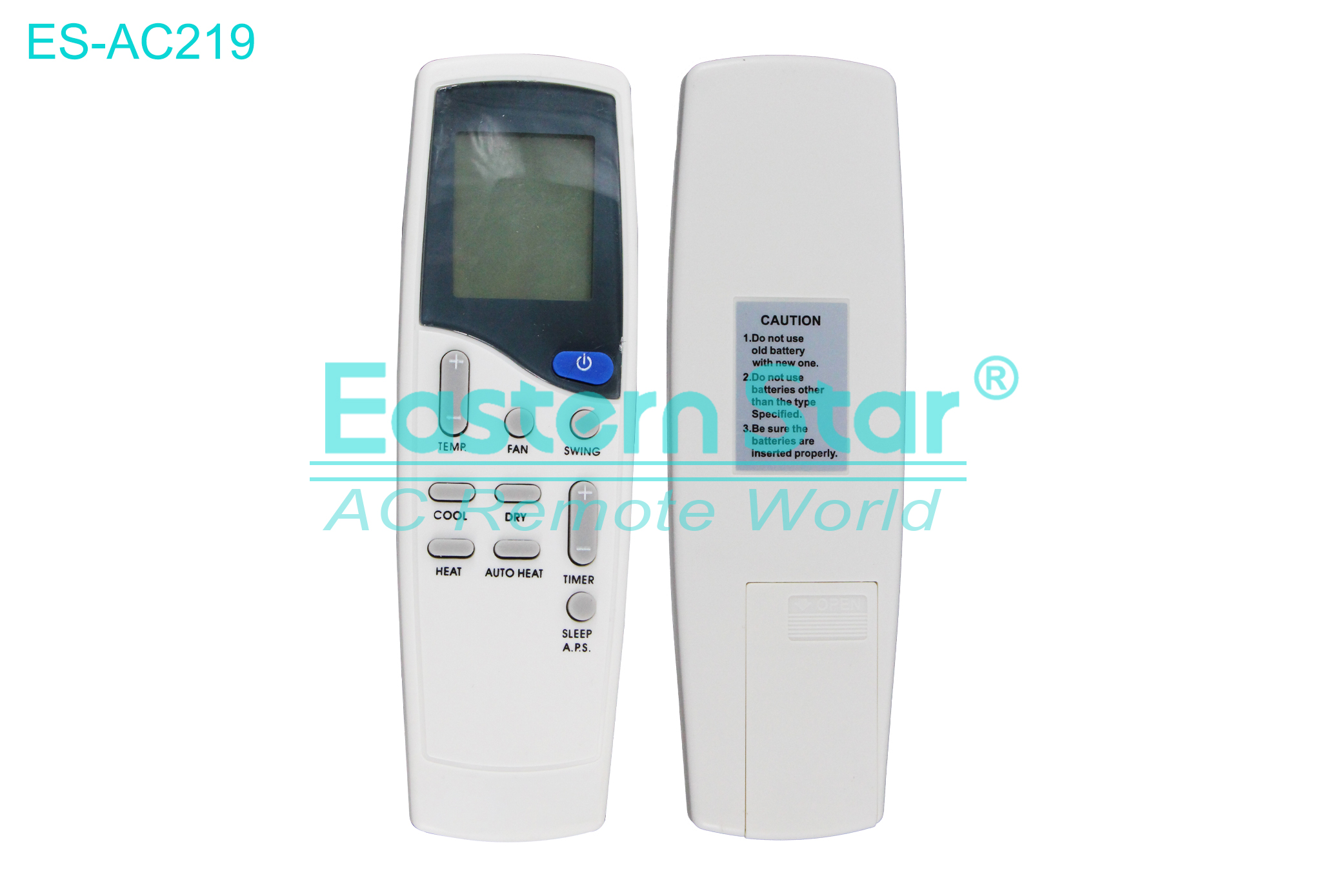 ES-AC219 High Quality China Remote AC Remote for Saijo denki Air Conditioner Remote A/C 12 keys