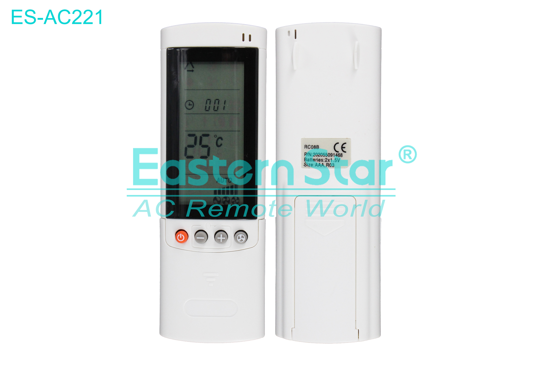 ES-AC221 High Quality China Remote AC Remote for Airwell Air Conditioner Remote A/C 16 keys
