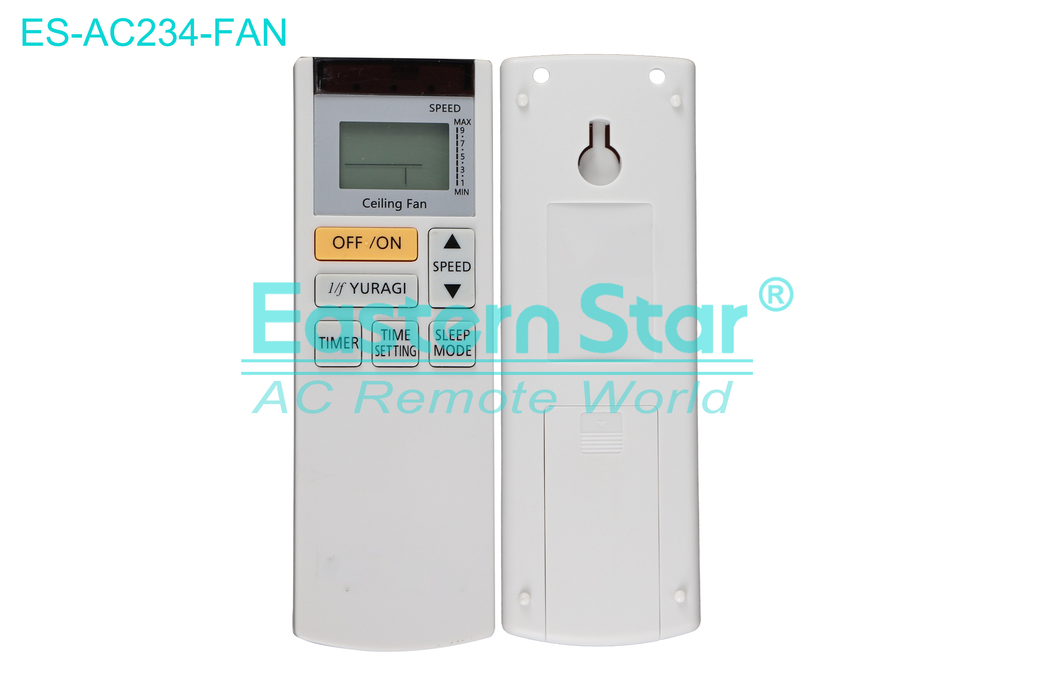 ES-AC234-FAN High Quality China Remote AC Remote for Panasonic Air Conditioner Remote A/C 7 keys