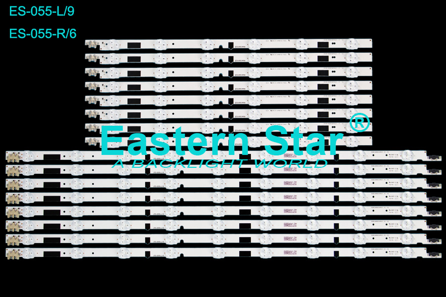 ES-055 TV BACKLIGHT use for Samsung 46'' D2GE-460SCA/460SCB-R3 BN96-25308A/BN96-25309A LED Backlight Strips (16)