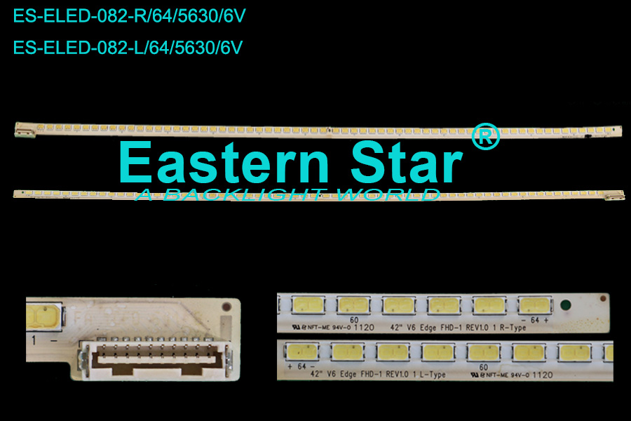 ES-ELED-082-L/R ELED/EDGE TV Backlight use for Lg 42'' V6 Edge FHD-1 REV1.0 1 L/R-Type (/)