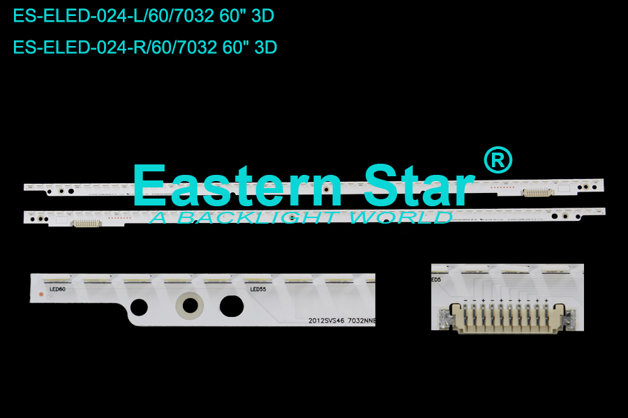 ES-ELED-024 ELED/EDGE TV Backlight use for  Samsung 46" 2012SVS46 732NNB RIGHT60 3D REV1.2 111219   2012SVS46 732NNB LEFT60 3D REV1.2 111219