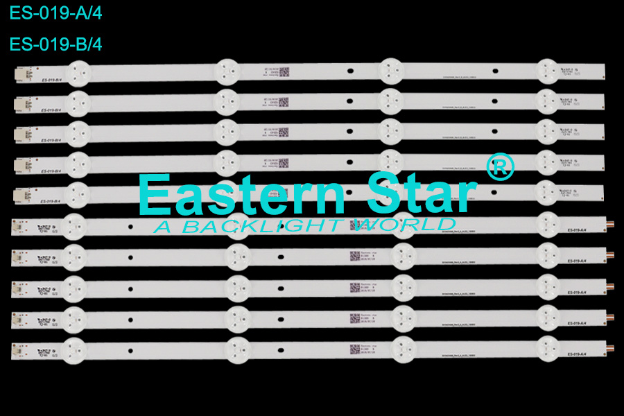 ES-019 tv light bar use for Panasonic 42'' 4+4 SV0420A88_REV3_A/B_4LED_130930 LED Strips (10)