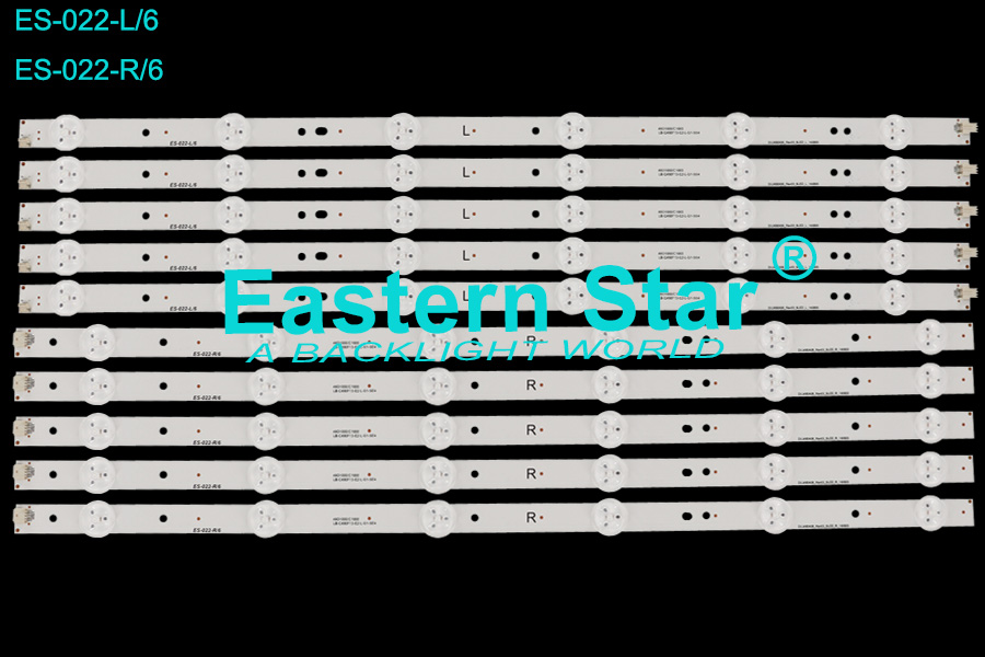 ES-022 TV Backlight Bar use for Micromax/Konka/Snowa/Vestel 49'' 6+6 SVJ490A06_Rev03_6LED_R/L_140805 led strips (10)