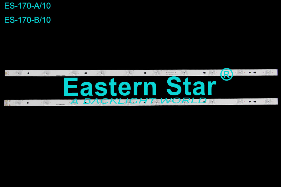 ES-170 LED Backlight Bar use for Kivi 43'' LED43D10A/B-ZC14FG-01 2016-02-24 PN: 30343010217/8 led backlight strips (5)