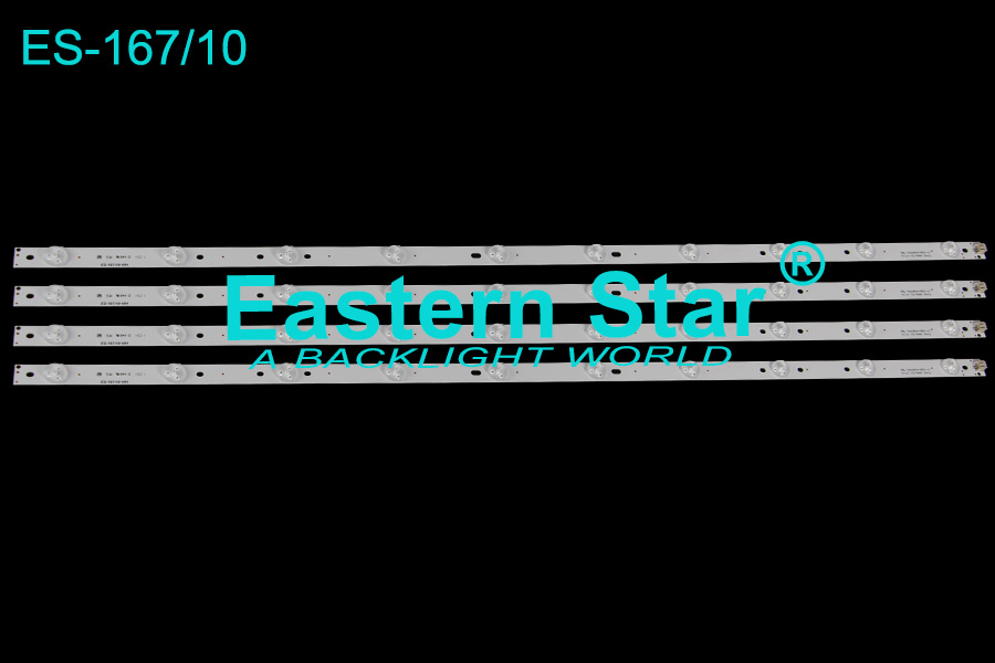 ES-167 LED Backlight Bar use for 40'' TV 10LEDs MBL-40035D410RS1-V1  D326PHLB23F5B led strips (4) LEDTV-4006D