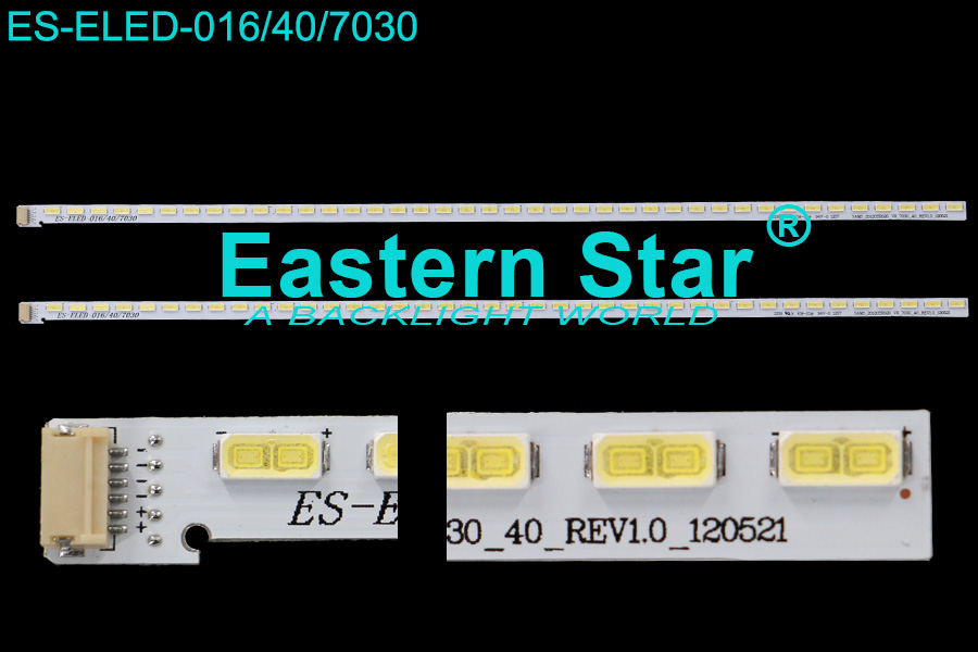 ES-ELED-016 ELED/EDGE TV backlight use for Skyworth 32'' 40LEDs SAMSUN_2012CSR320_V8_7030_40_REV1.0_120521 led strips 32E600F (1)