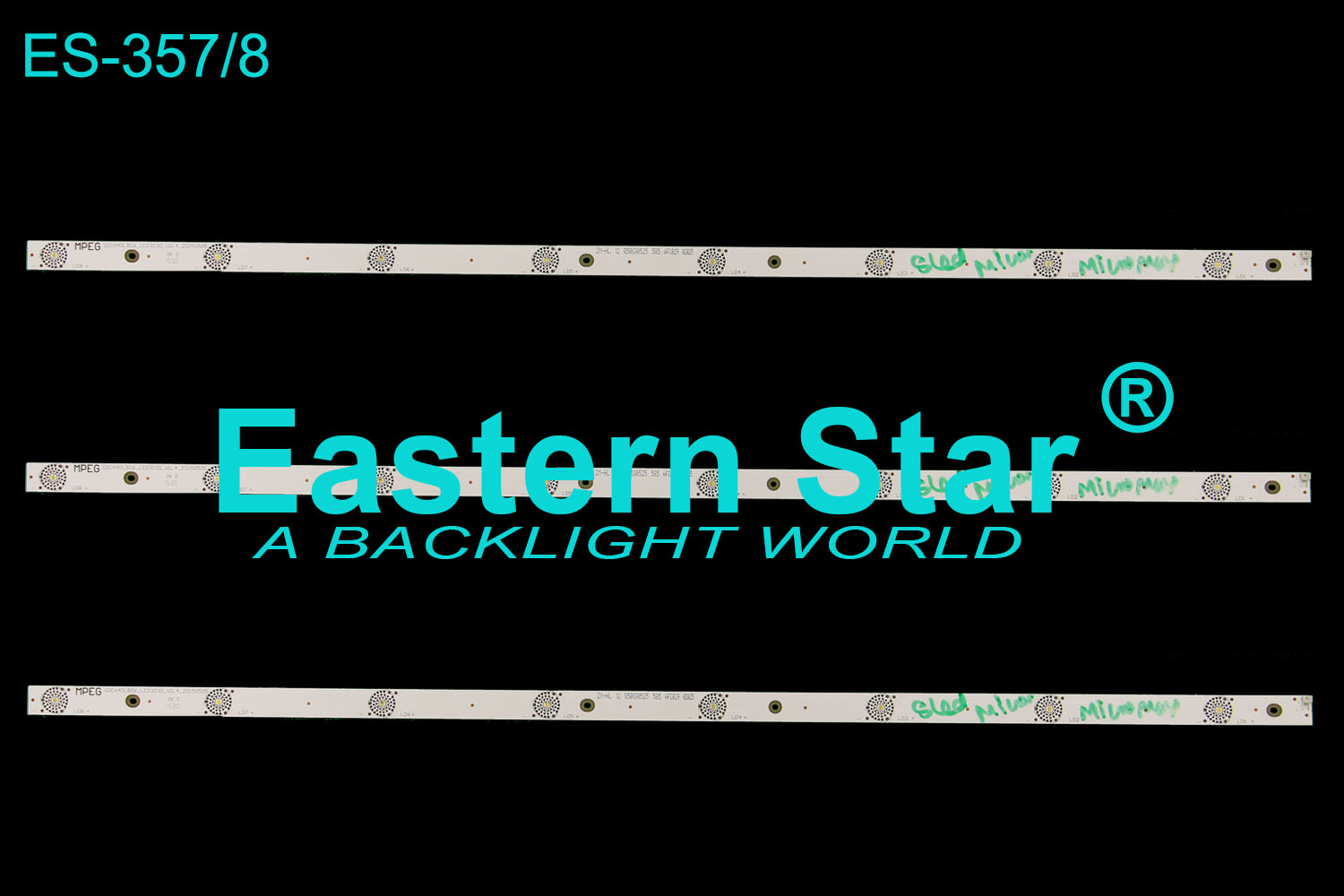 ES-357 LED TV Backlight use for Micromax/Changhong GDCH40LB06_LED3030_V0.4_20150505 LED STRIP(4)