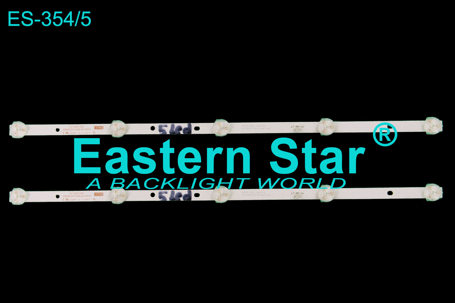 ES-354 LED TV Backlight use for Sunny 24'' CY-240D-2X5 PB04D397103BL041-001H   8D24-DNLD-M5205A led strips(2)