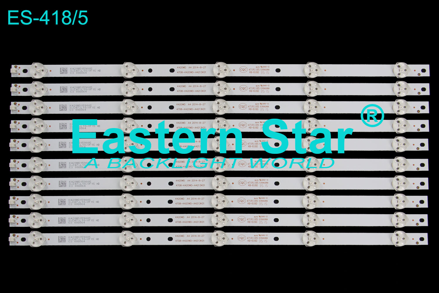 ES-418 LED TV Backlight use for Philips 42'' K420WD  A4 2014-8-27 4708-K420WD-A4213K01 | K420WD A3 2014-5-20 4708-K420-A3216K01 K420WD147