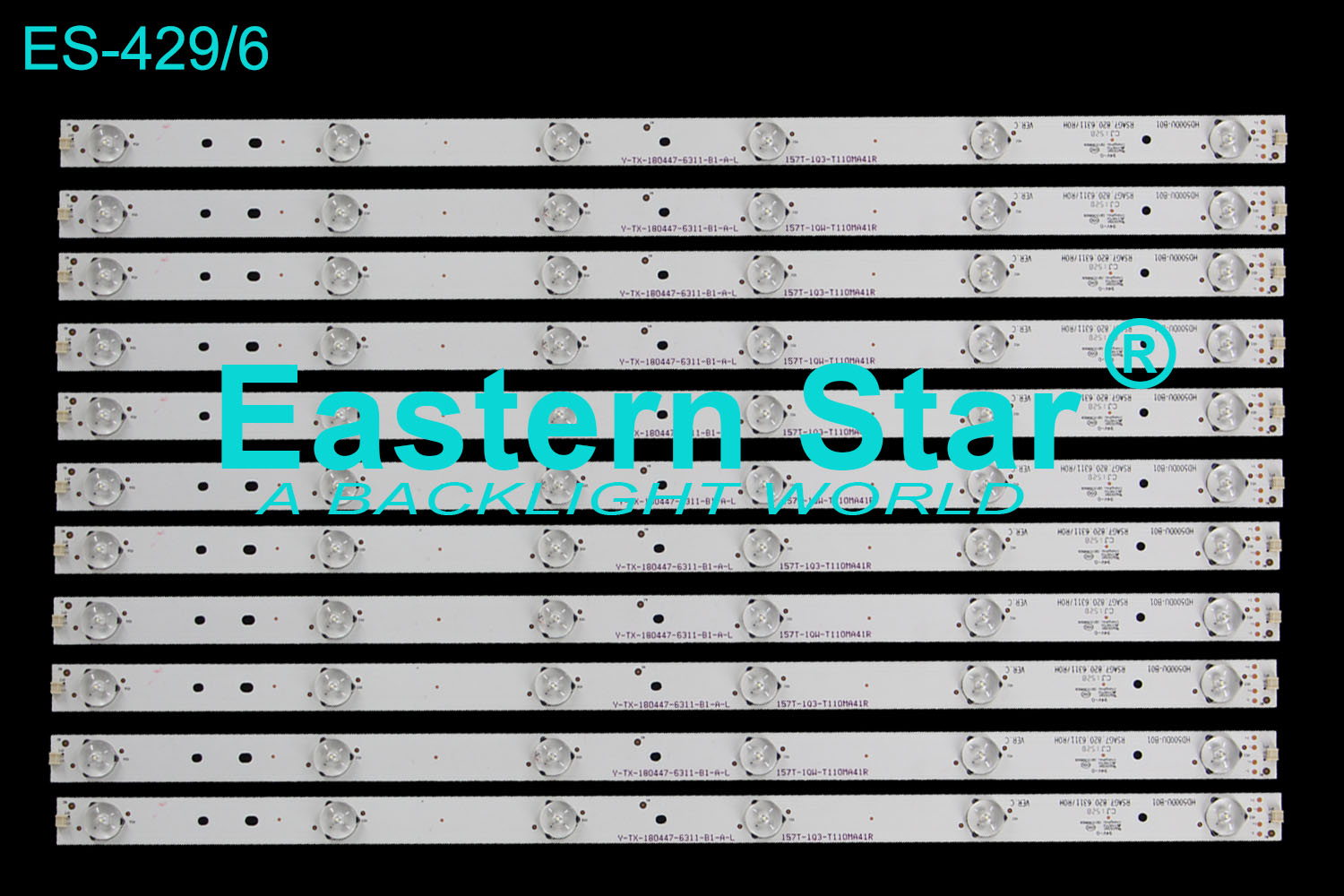 ES-429 LED TV Backlight use for Hisense 50'' RSAG7.820.6311/ROH Y-TX-180447-6311-B1-A-L LED STRIPS(11)