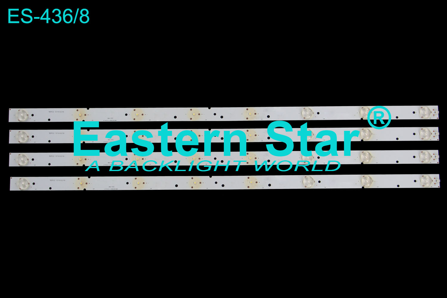 ES-436 LED TV Backlight use for SKYTECH JF P/N:01.JL.D3281235-06ES LED STRIPS(4)