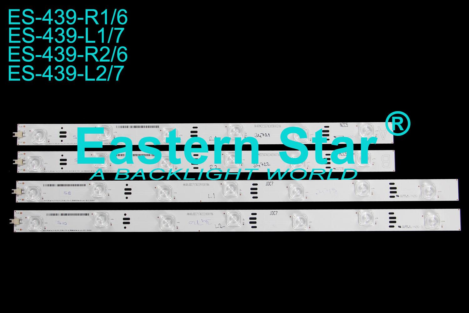 ES-439 LED TV Backlight use for  Arcelik 48" 48_apollon_7x7+7x6_2121C_6S1P_NH_R1/L1/R2/L2 P76   4x6_ZBG60600-AC Non Horizontal REV.V2 2014/07/11 LED STRIPS(17)