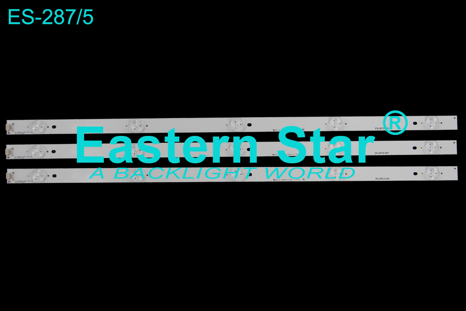 ES-287 TV Backlight use for Goldstar with 5LEDs TOT_28B2550_3030C_5S1P 17MM REV.V4 2013/9/25 led backlight strips (3)