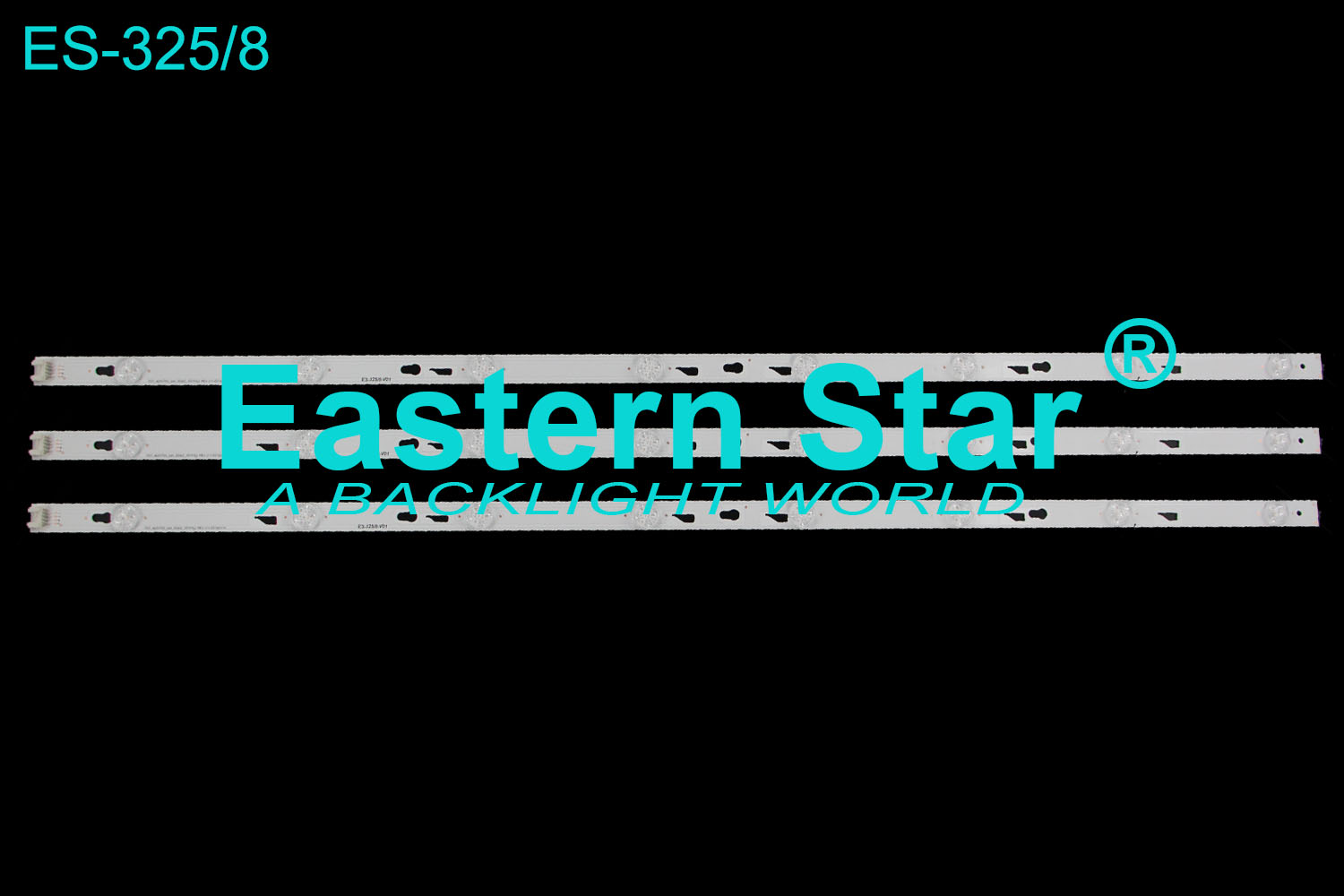 ES-325 LED Backlight Bar use for Panasonic 40'' 8LEDs TOT_40D2700_3X8_3030C_4S1PX2 led strips (3)