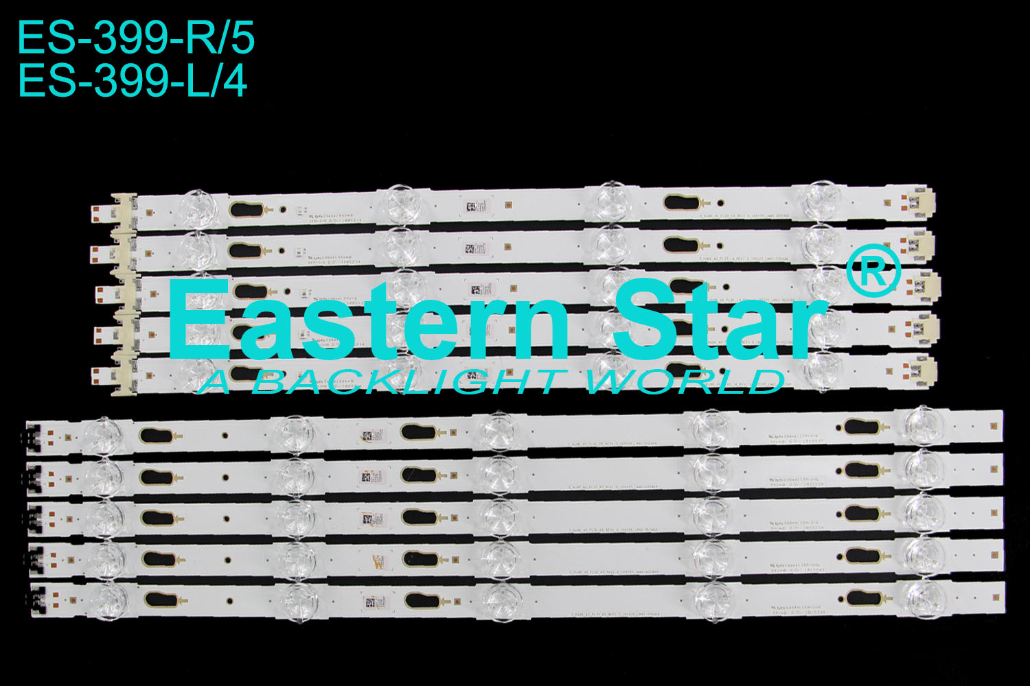 ES-399 LED TV Backlight use for use for Samsung 40'' S_KU6K_40_FL30_L4/R5_REV1.0_160105_LM41-00239/240A LED STRIPS(10）