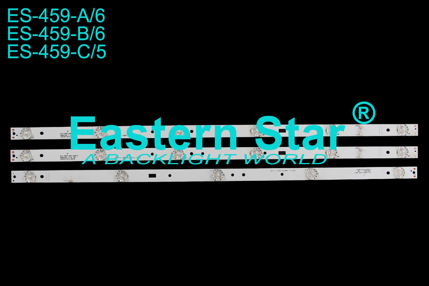 ES-459 LED TV Backlight use for ROWA 55'' JS-D-JP5510-C51EC(60517/60714) E55DU1000 LED STRIPS(24)